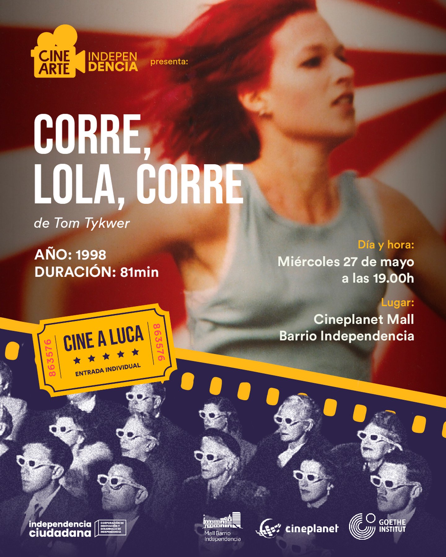 Corre, Lola, Corre - Cine Arte Independencia