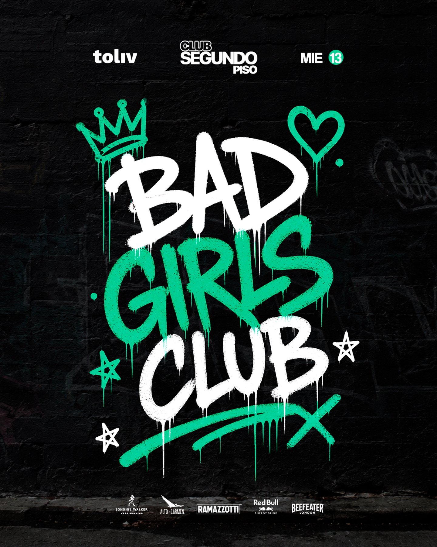 MIÉRCOLES BAD GIRLS CLUB 🦹‍♀️