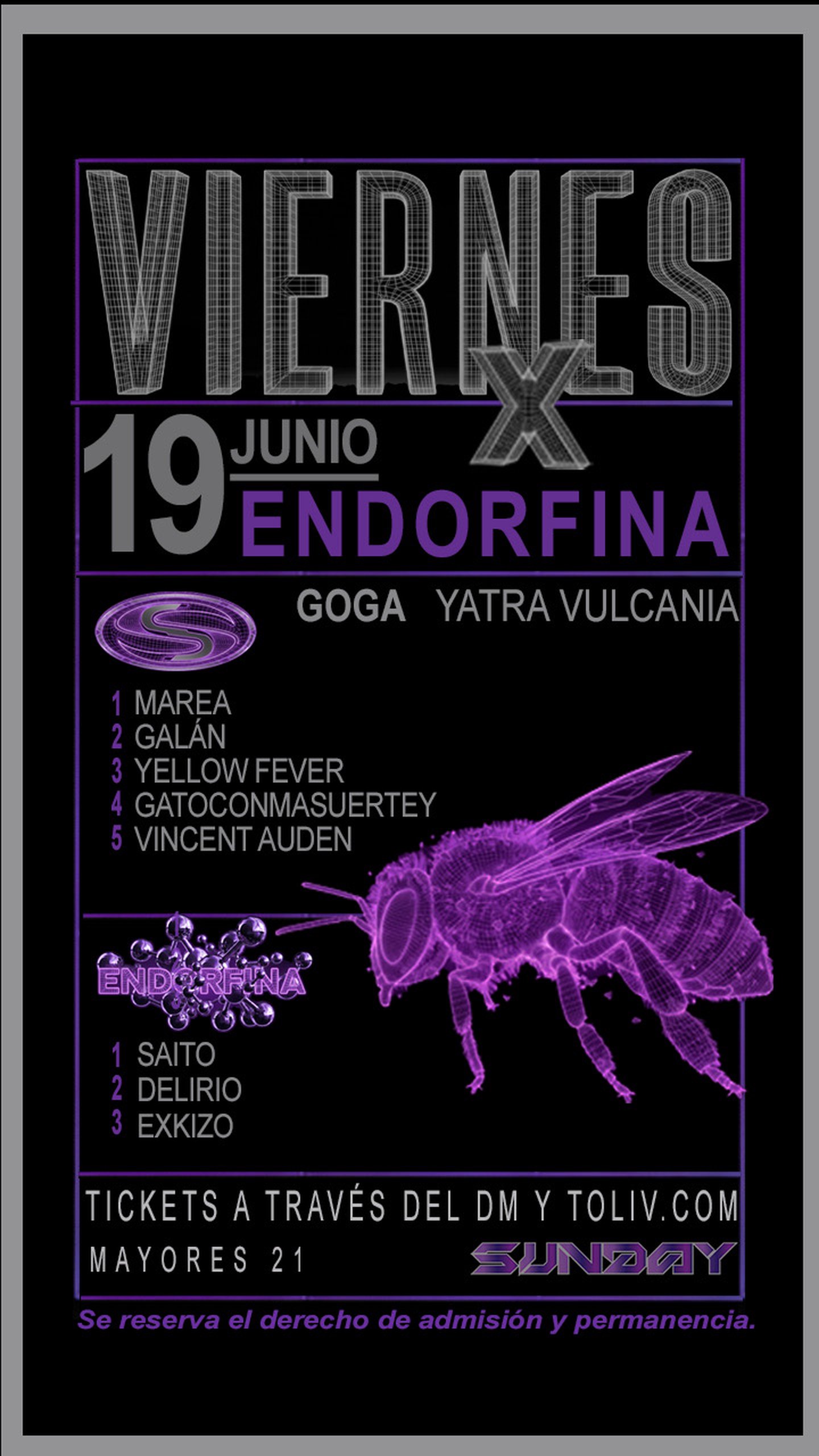 VIERNES X ENDORFINA