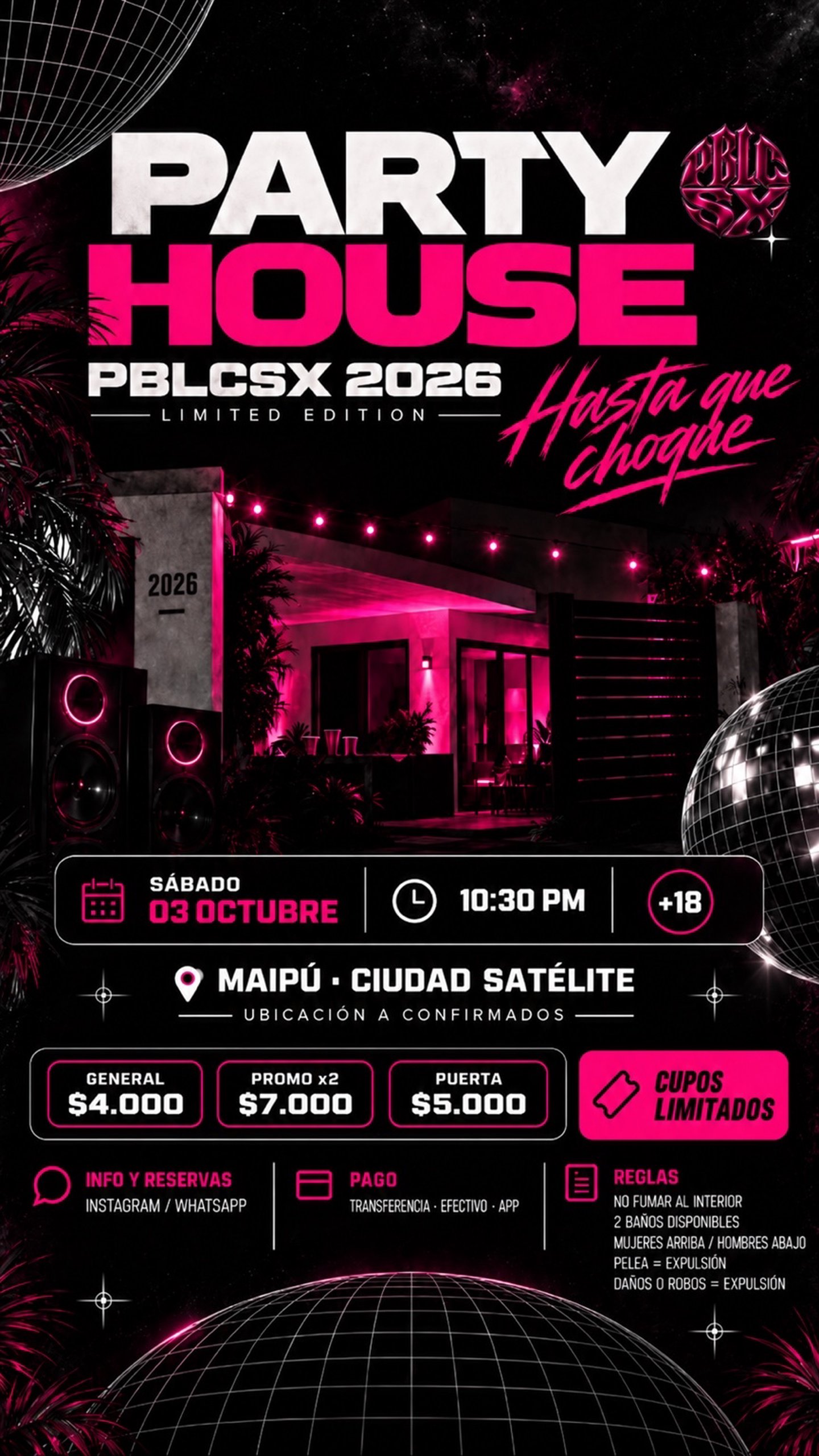 Party House PBLCSX 2026 Limited Edition
