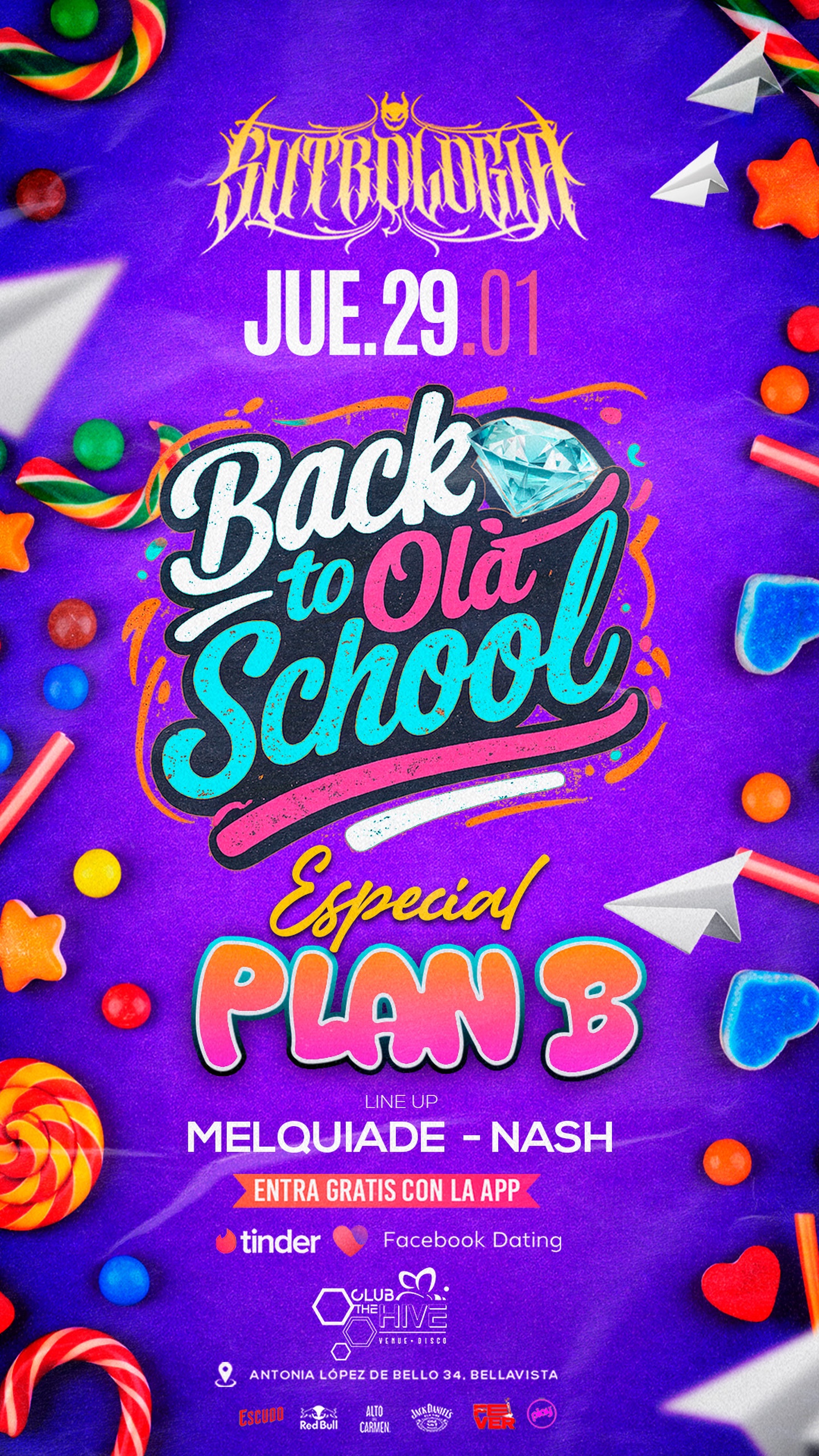 Imagen del evento: SUTROLOGIA 😈 JUEVES DE PLAN B 😮‍💨