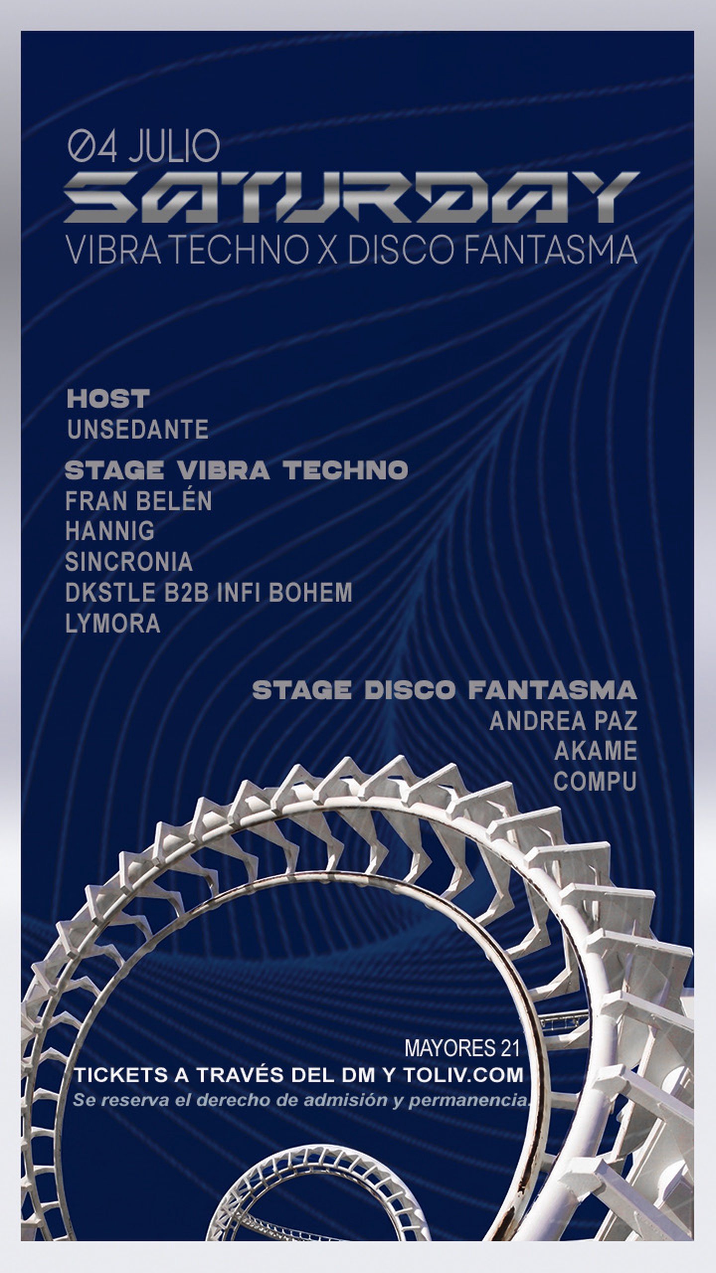 SATURDAY X VIBRA TECHNO Y DISCO FANTASMA