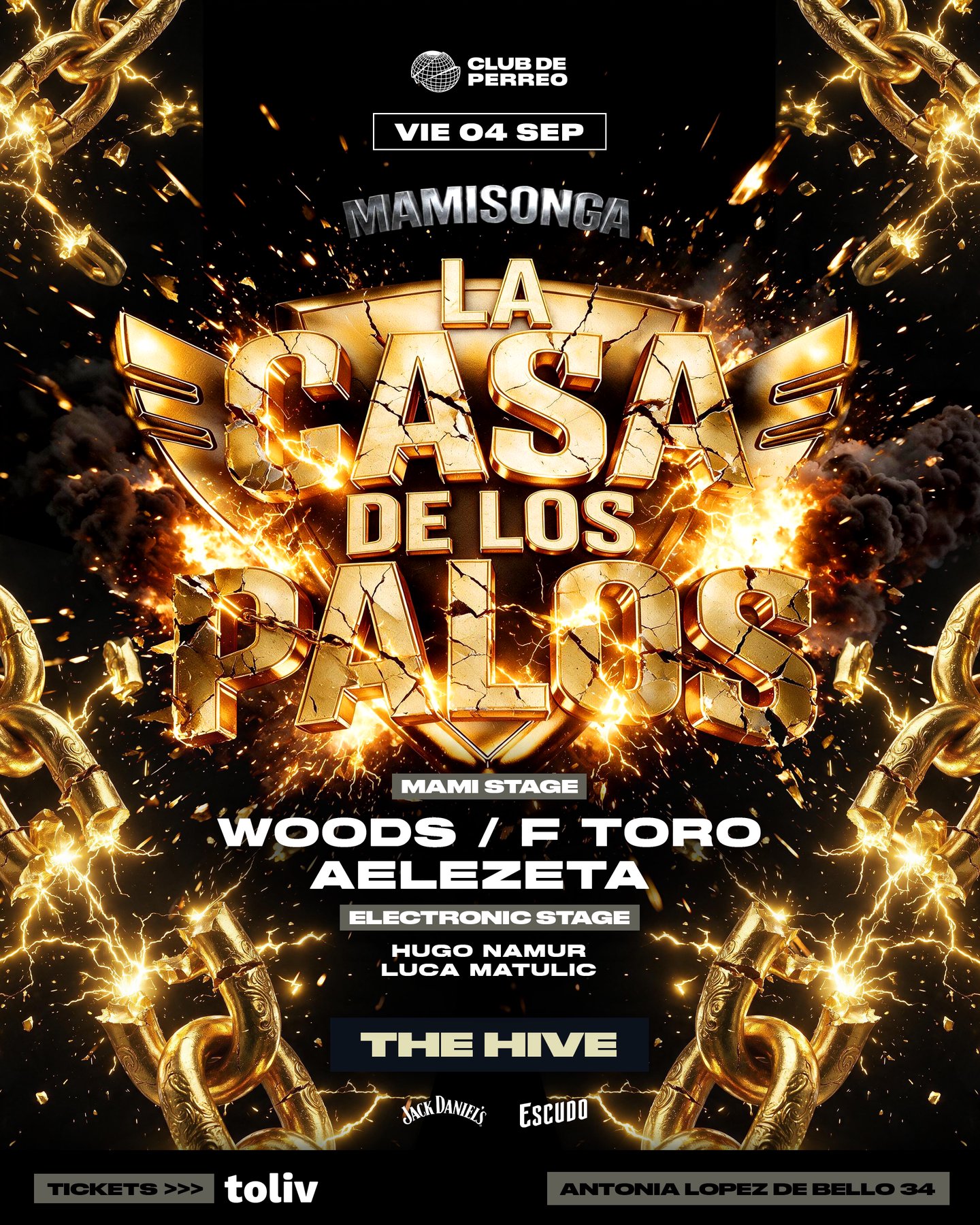 MAMISONGA / VIERNES 4 SEPT / THE HIVE