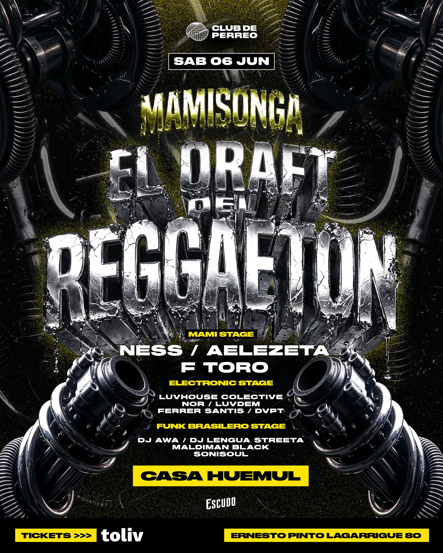 MAMISONGA / SÁBADO 6 JUNIO / CASA HUEMUL