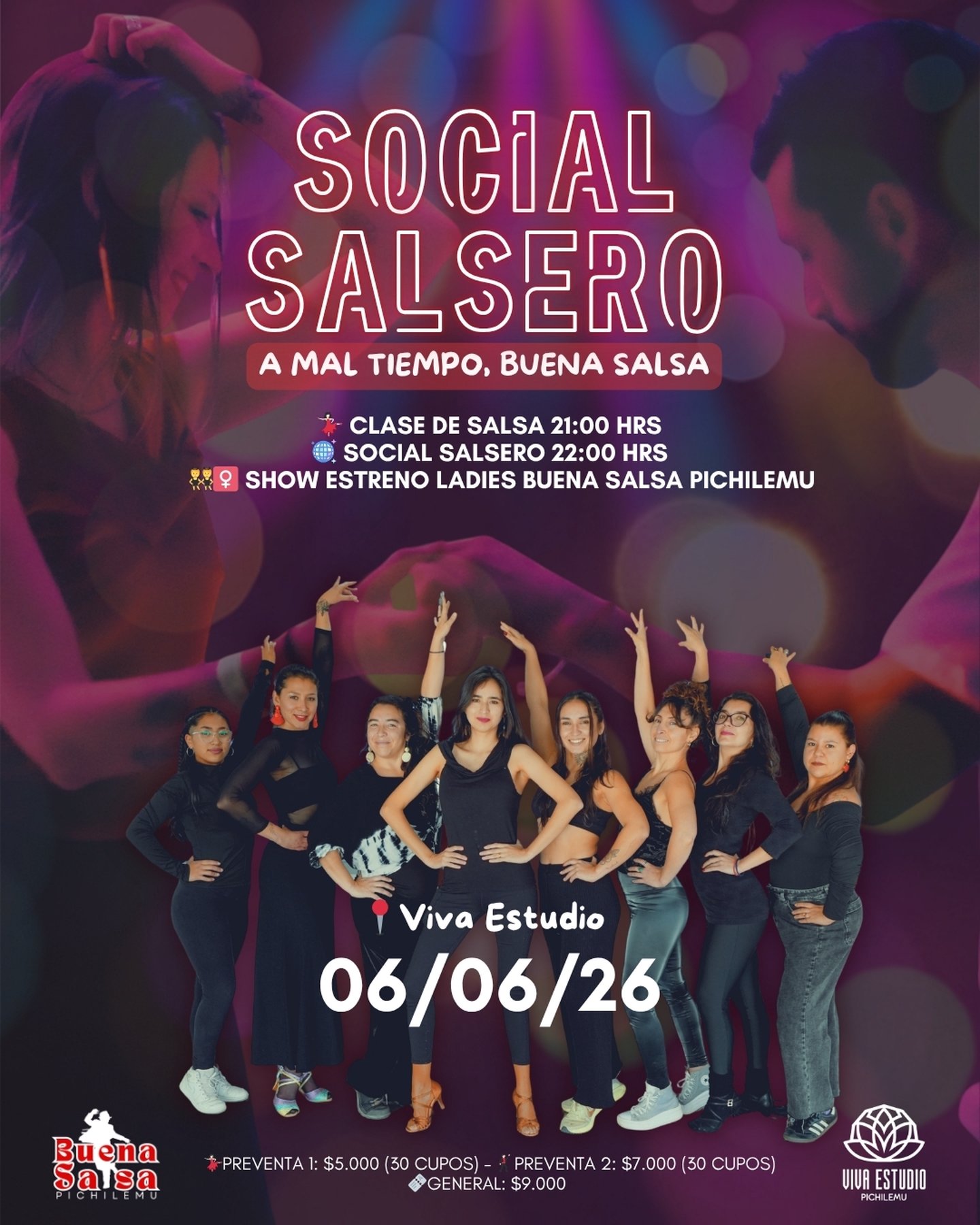 Social Salsero Junio - Buena Salsa Pichilemu