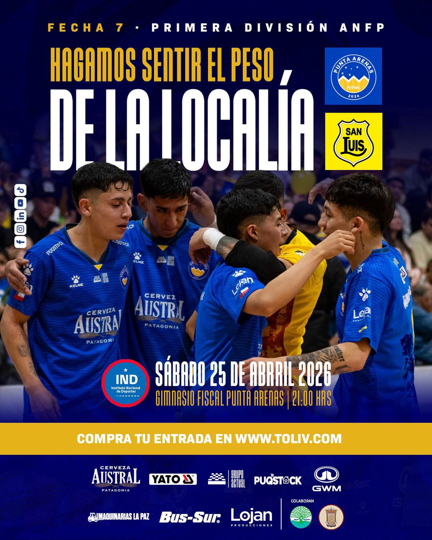 Punta Arenas VS San Luis
