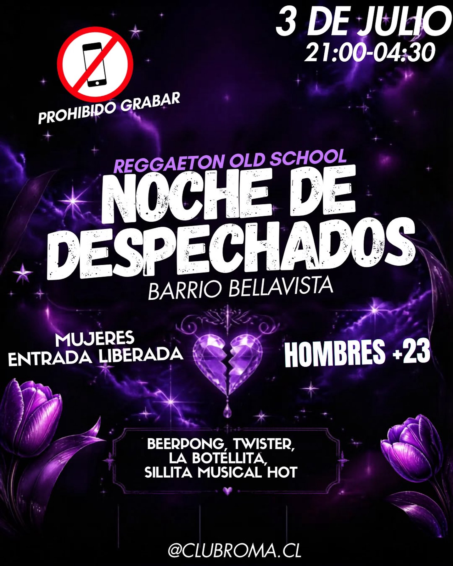 CLUB ROMA - NOCHE DE DESPECHADOS💜