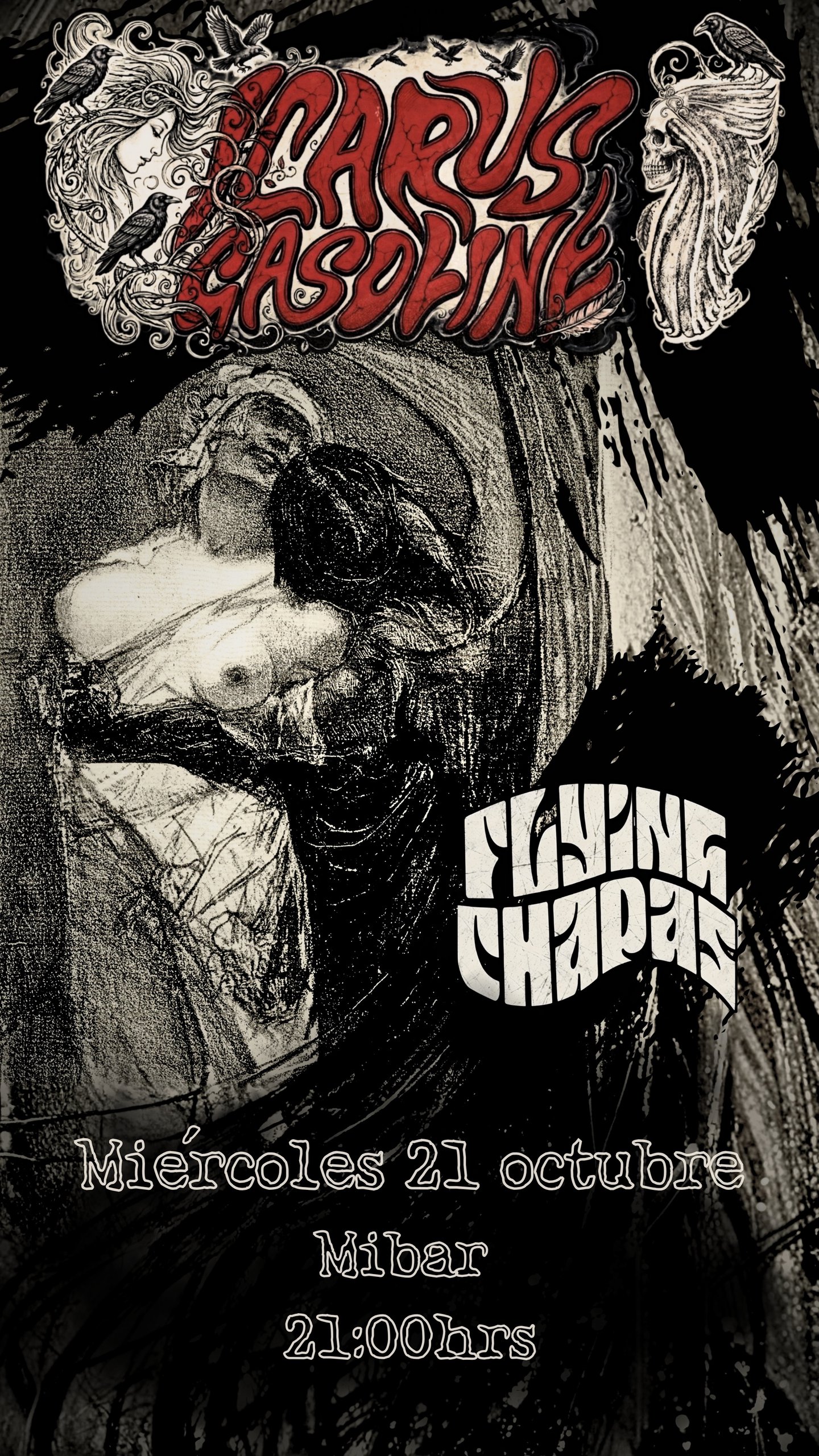 Icarus Gasoline + Flying Chapas en Mibar.