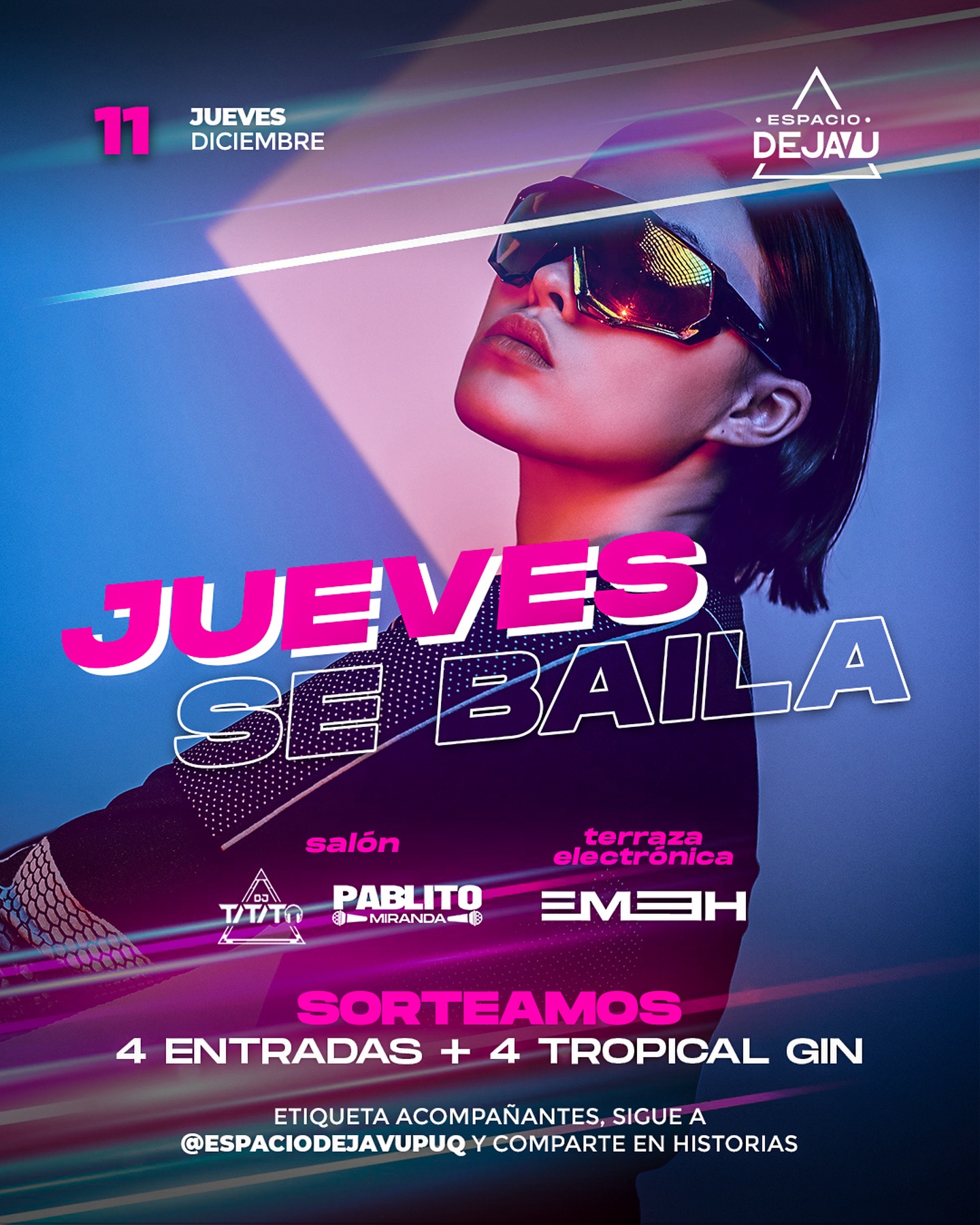 ESPACIO DEJAVU - Jueves SE BAILA EN ESPACIO DEJAVU