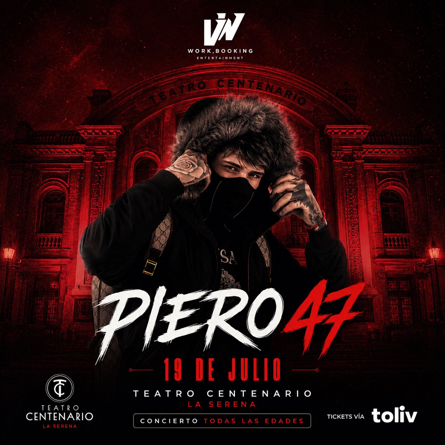 PIERO 47 En vivo- Todas las edades