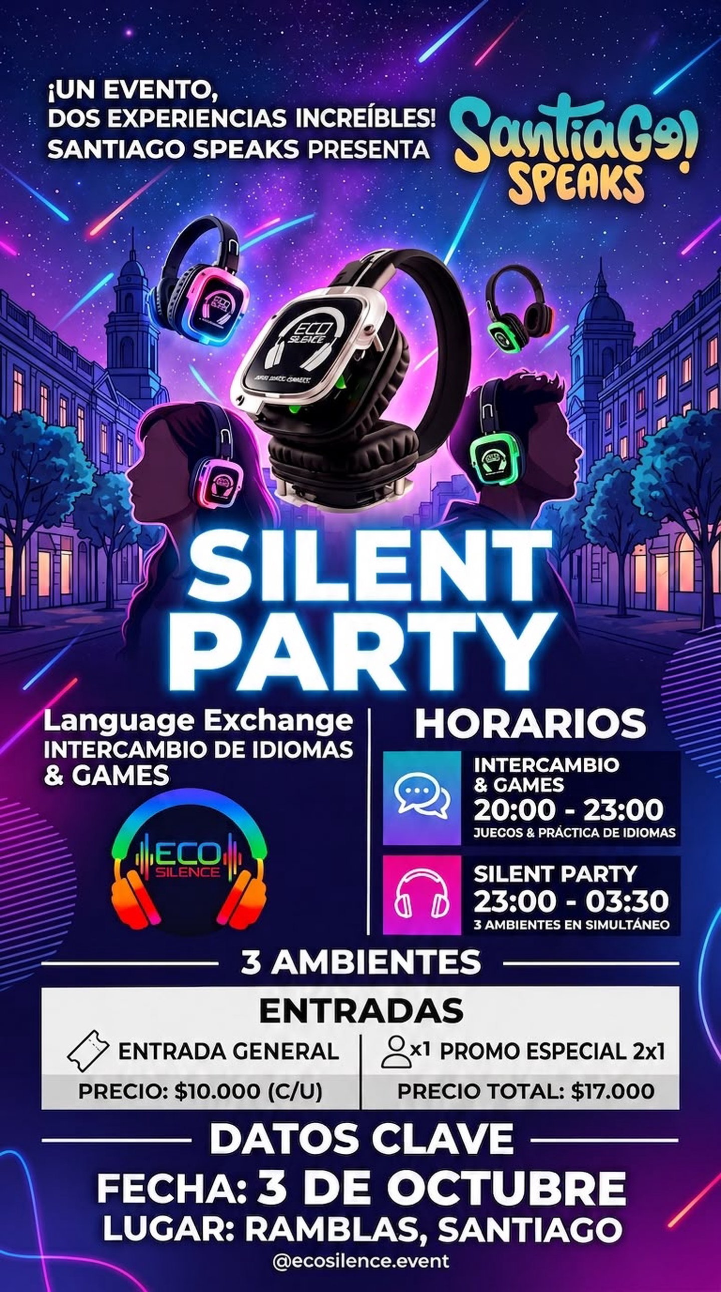 Silent Disco Santiago Speks & EcoSilence