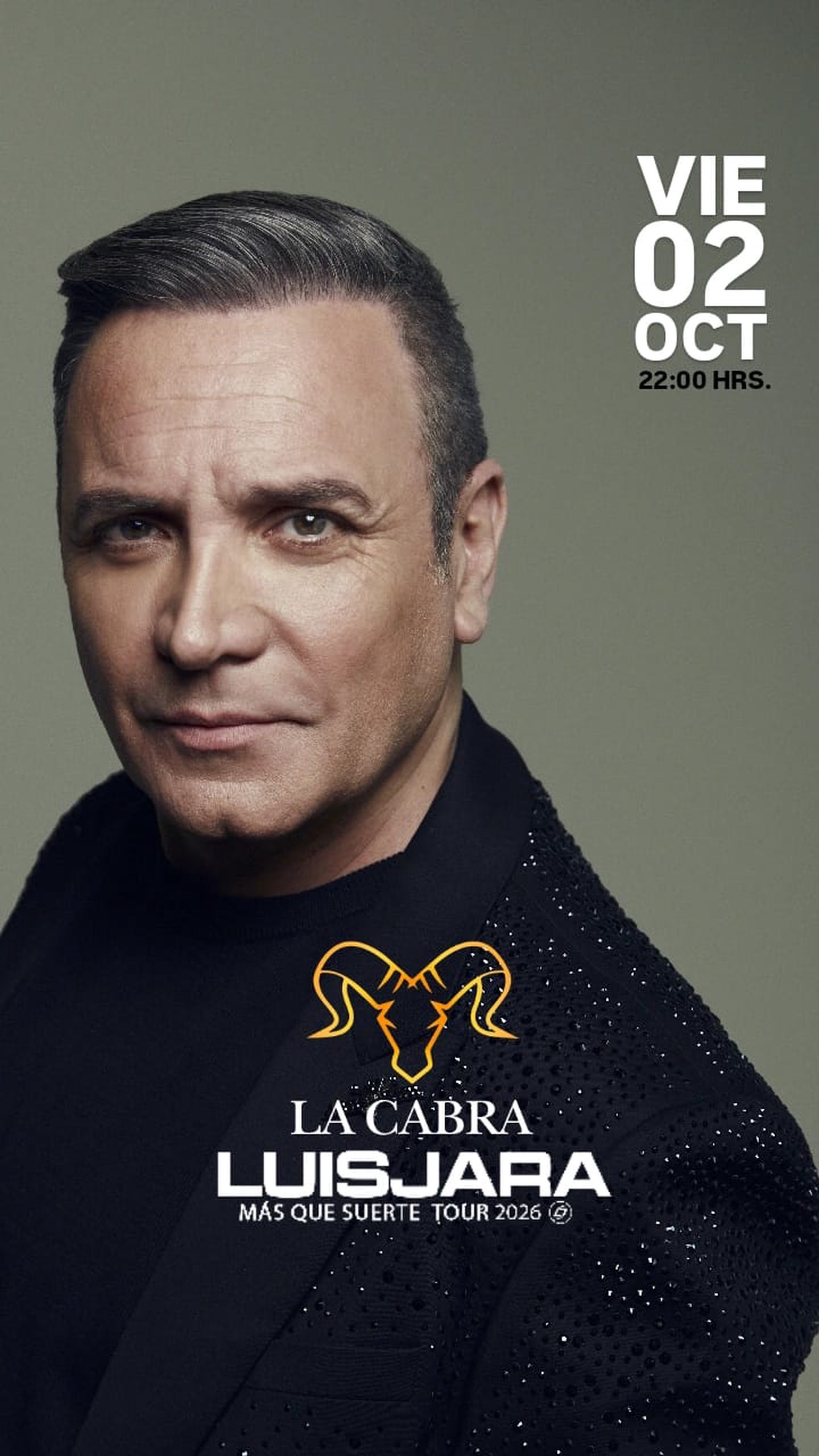 LUIS JARA – “MÁS QUE SUERTE TOUR 2026” EN CHICUREO