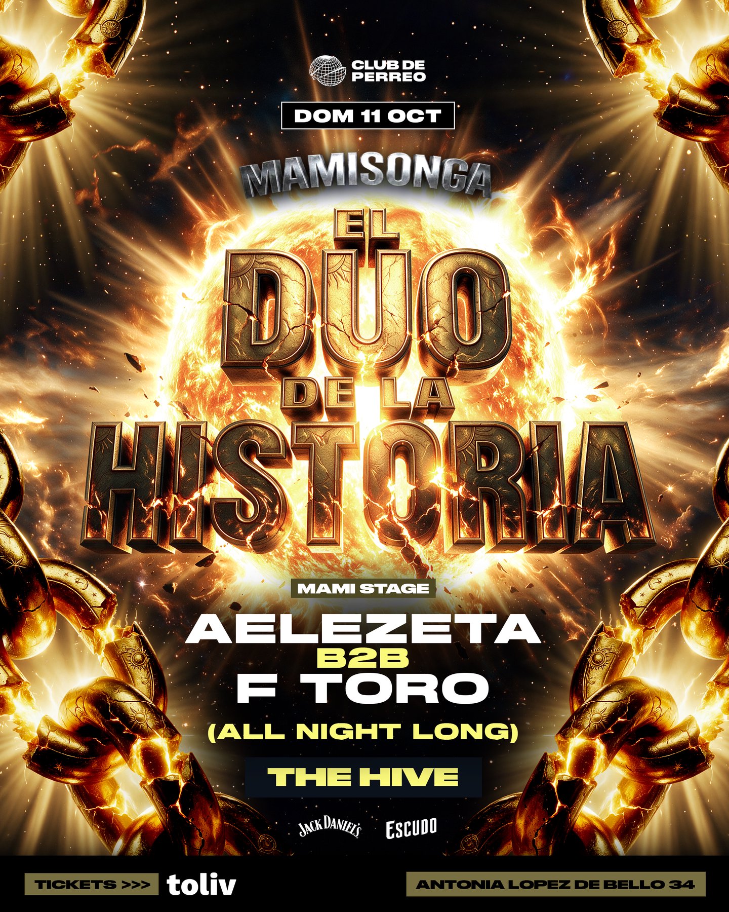 MAMISONGA / DOMINGO 11 OCT / THE HIVE