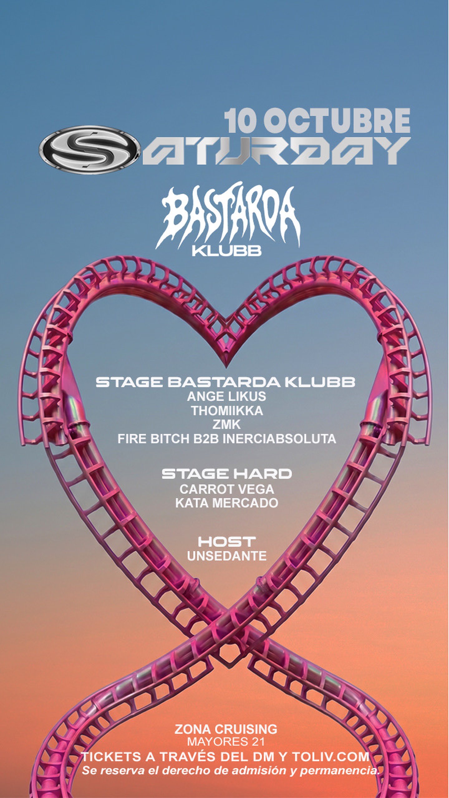 SATURDAY X BASTARDA KLUBB
