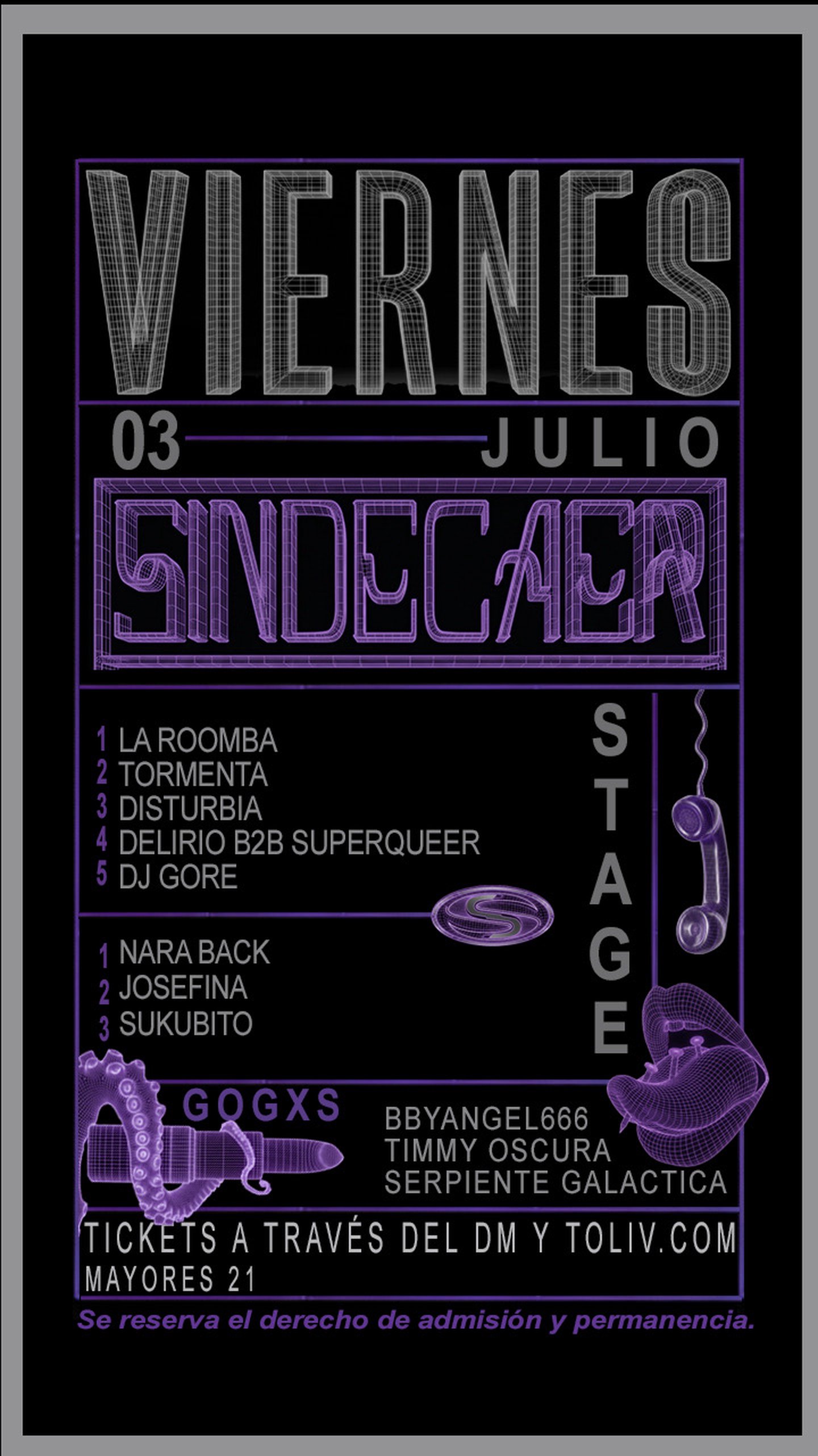 VIERNES X SIN DECAER