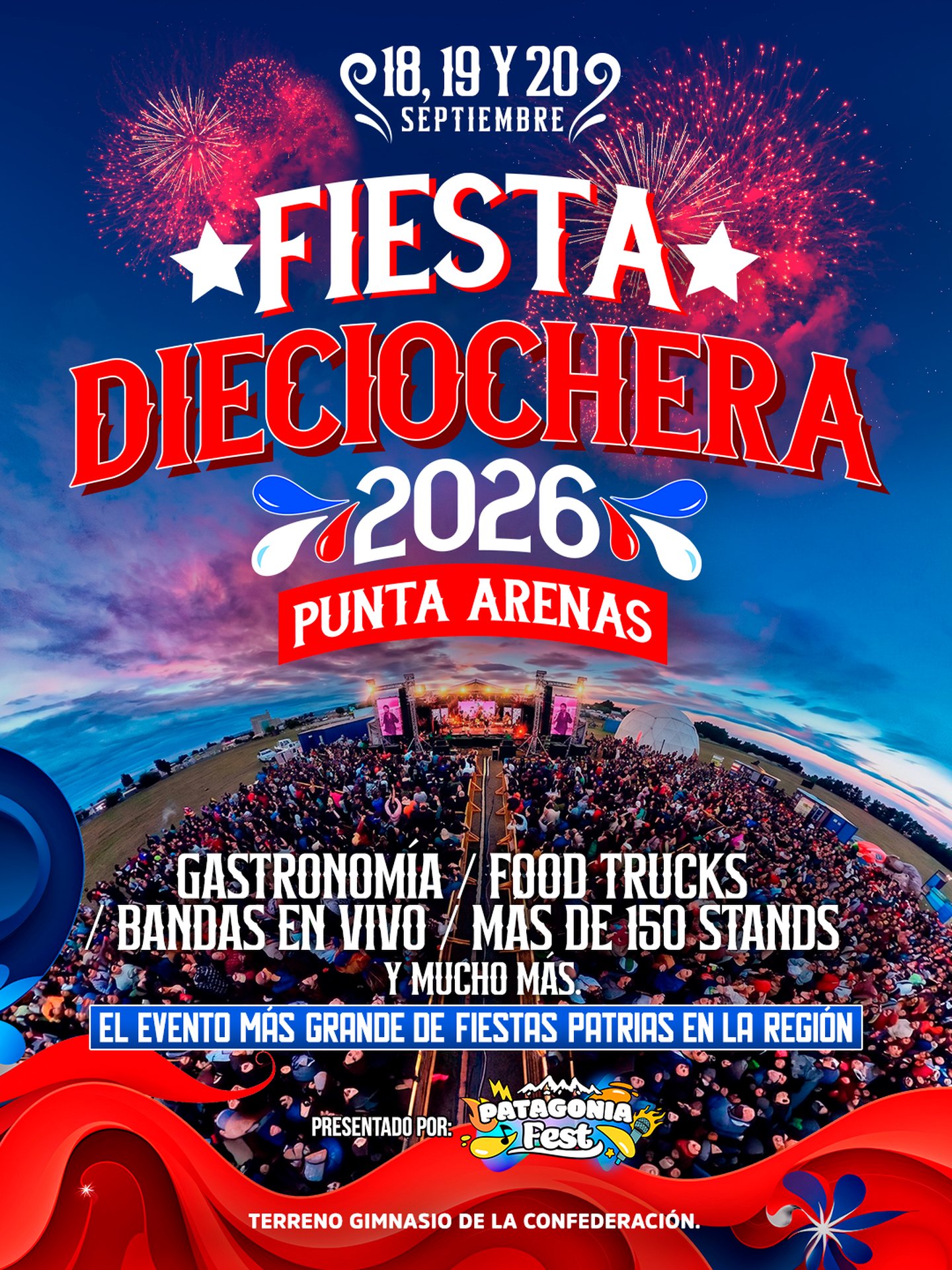 GRAN FIESTA DIECIOCHERA 2026 - PUNTA ARENAS