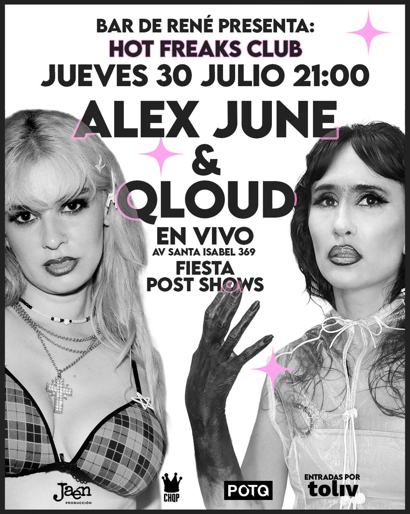 QLOUD Y ALEX JUNE EN BAR DE RENÉ