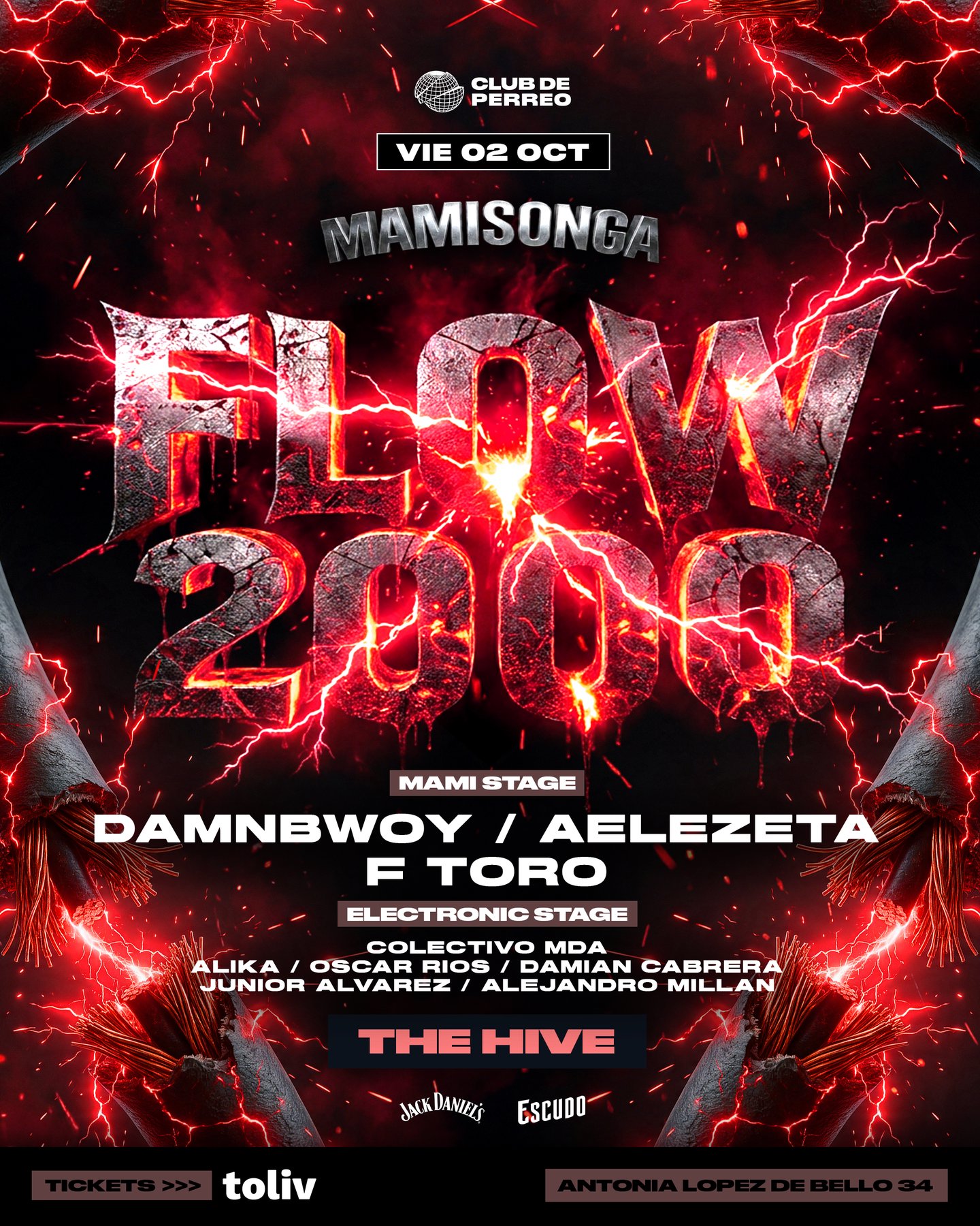 MAMISONGA / VIERNES 2 OCT / THE HIVE