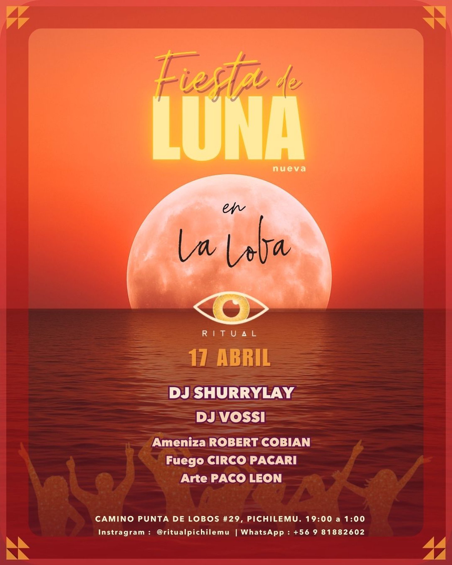 🔥🌚 FIESTA DE LUNA nueva en La Loba 🌝🔥
