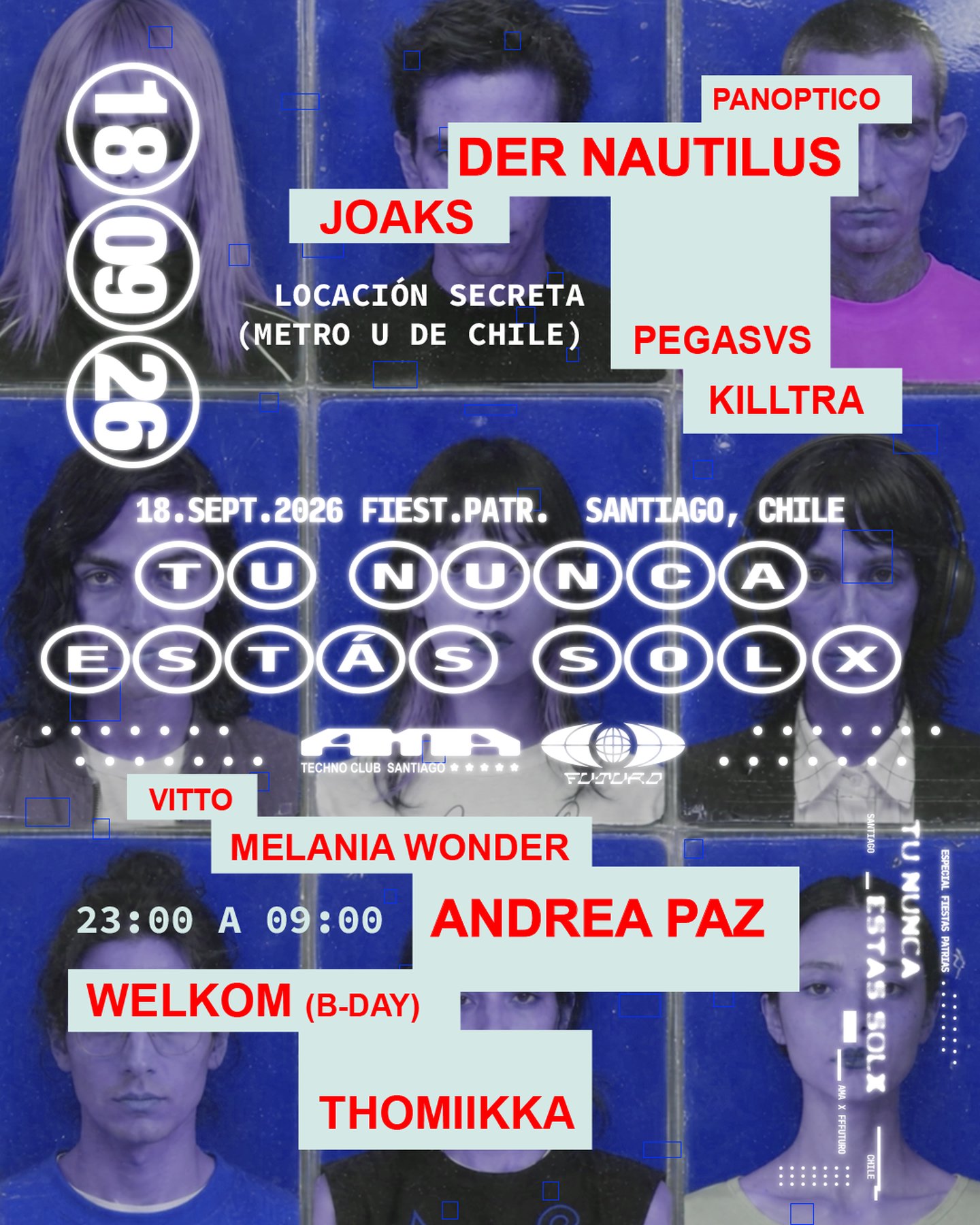 AMA X FUTURO - NO ESTAS SOLX - 18 DE SEPTIEMBRE