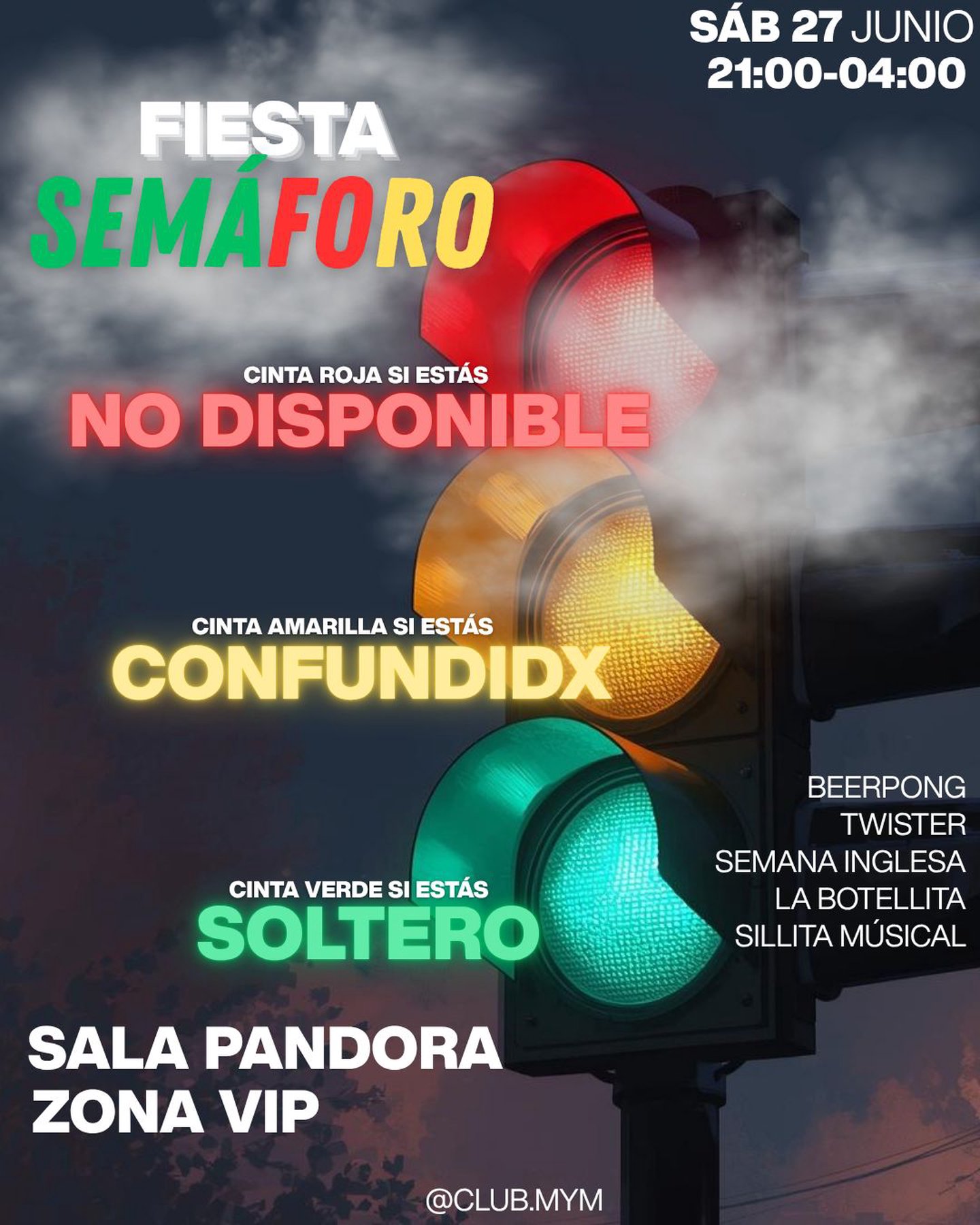 CLUB M&M - FIESTA SEMÁFORO 🚦 ❤️