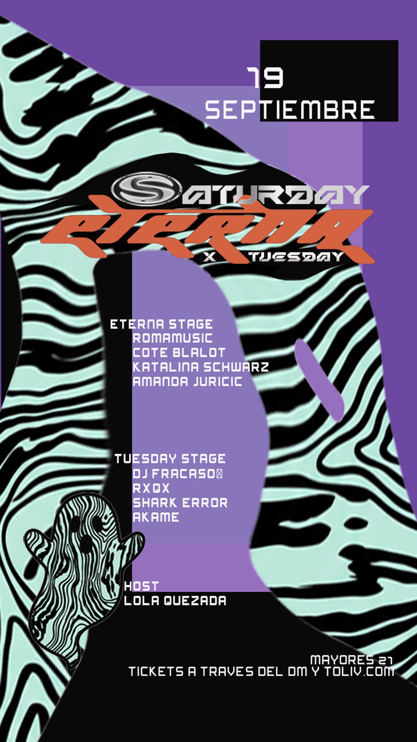 SATURDAY X ETERNA FEAT TUEDAY