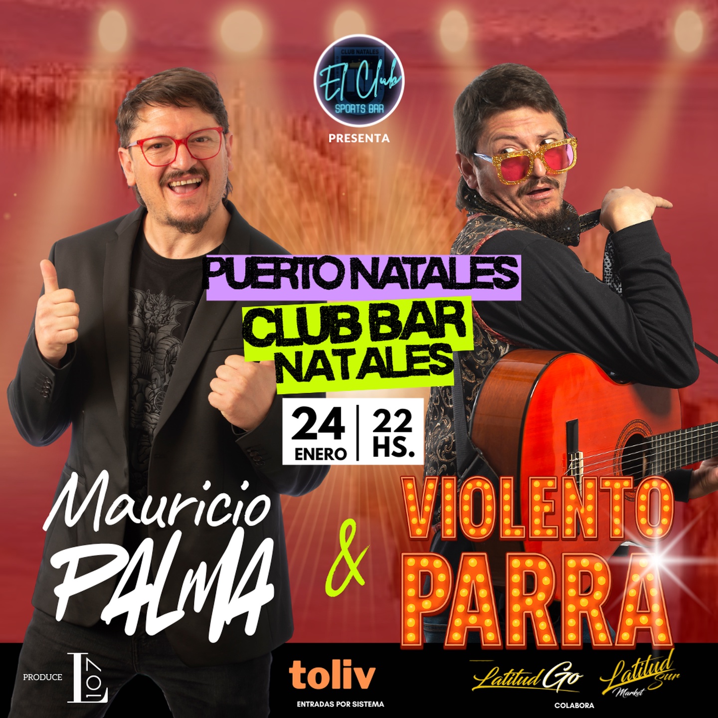 Violento Parra en Puerto Natales