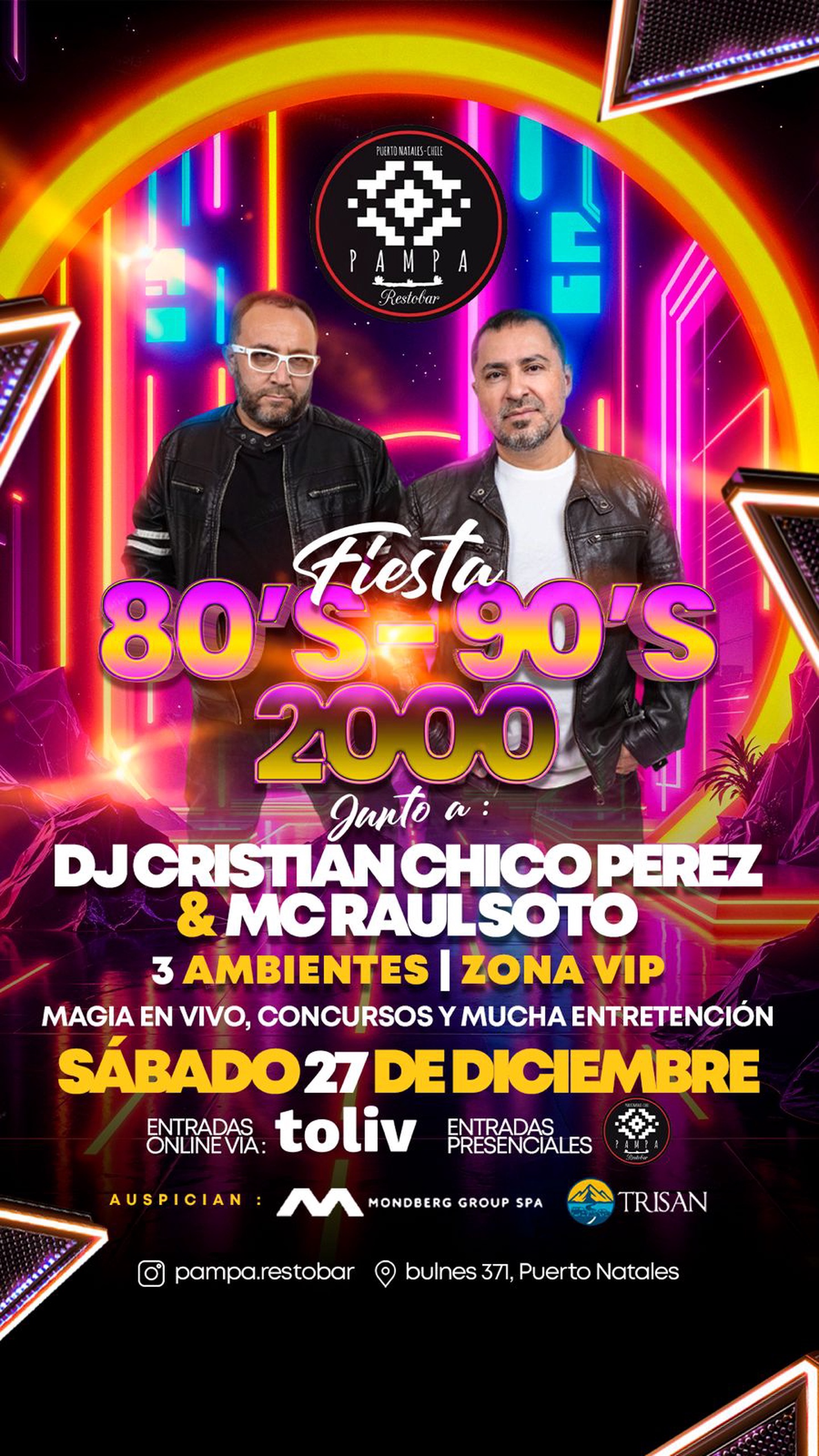 FIESTAS 80 -90 DJ CHICO PÉREZ