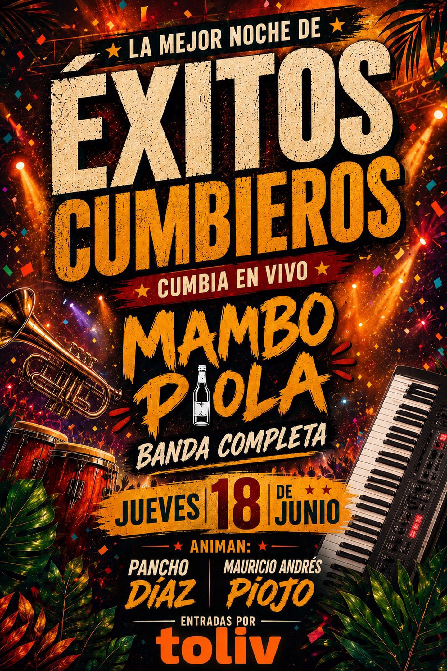 Éxitos cumbieros - Mambo piola en vivo