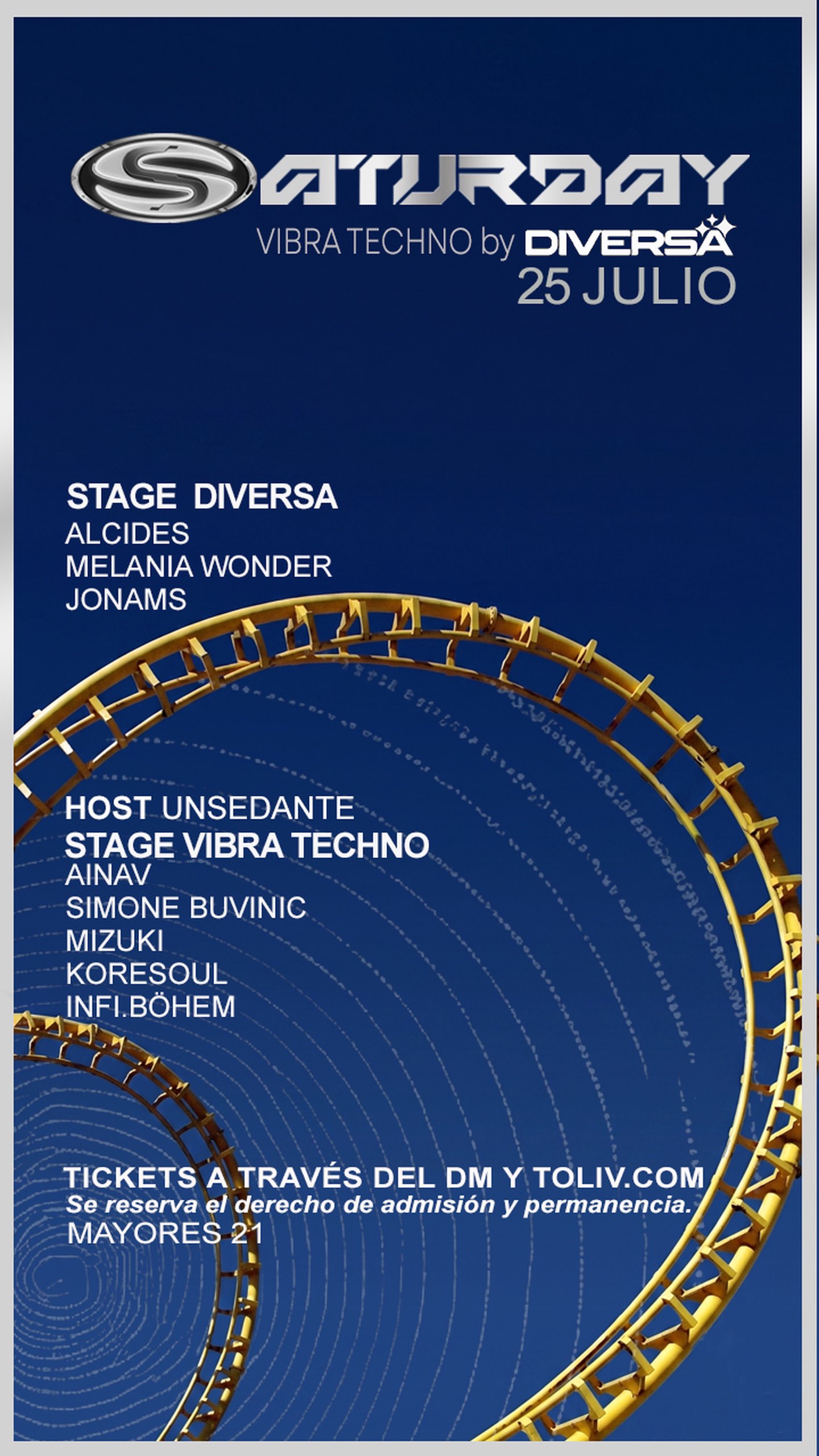 SATURDAY X VIBRATECHNO By Diversa