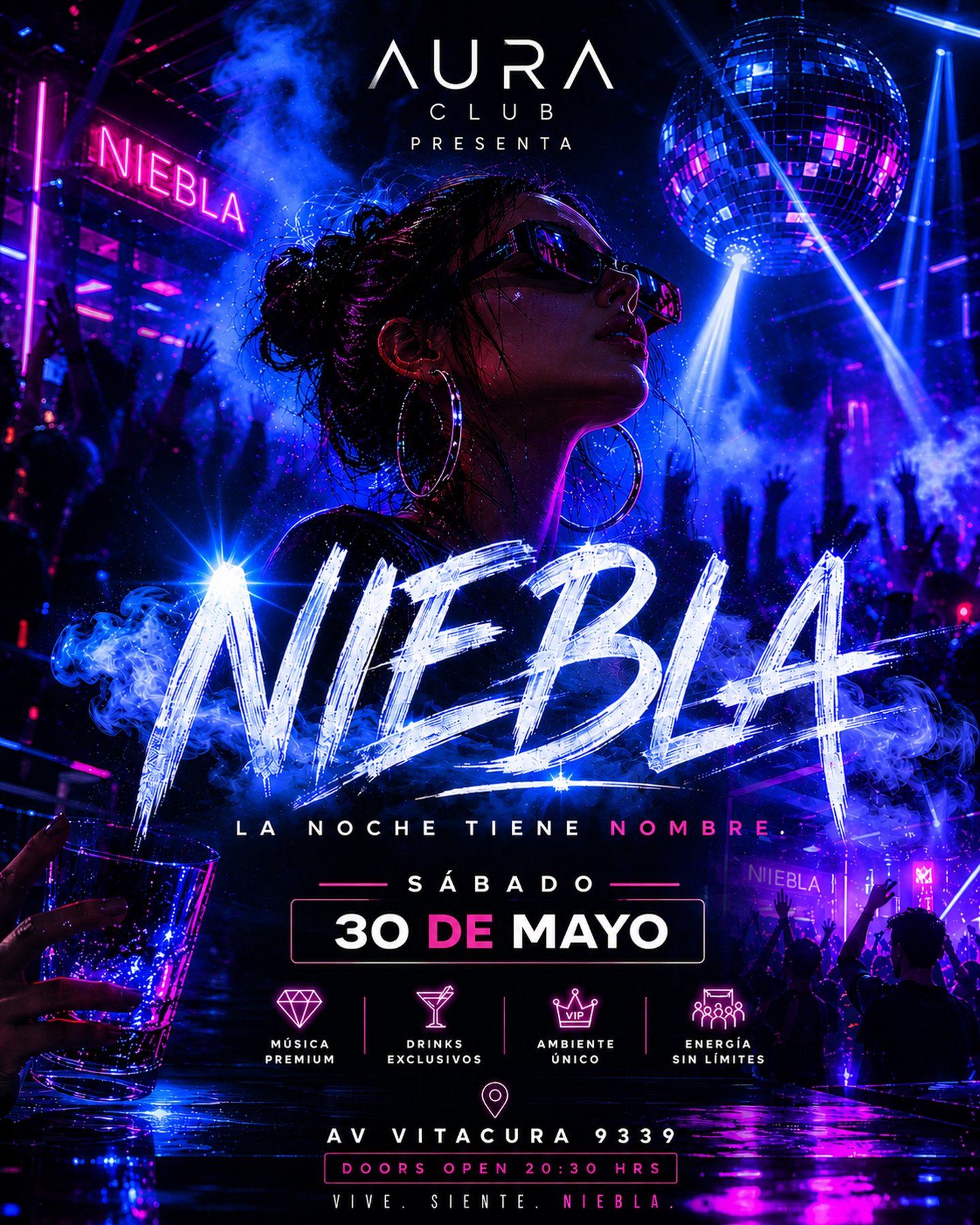 NIEBLA - SABADO 30 DE MAYO - AURA CLUB
