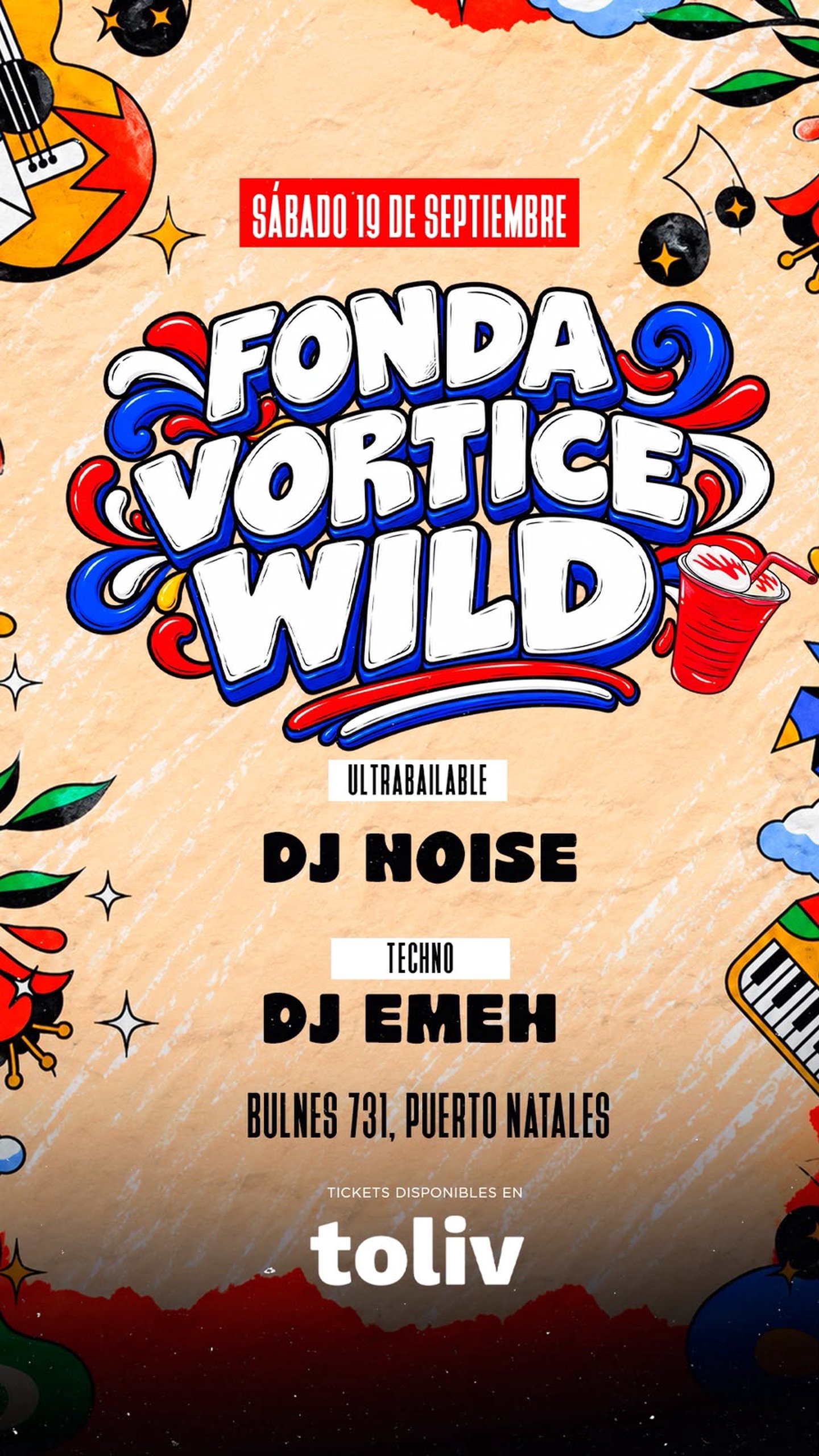 Fonda Vortice Wild 19