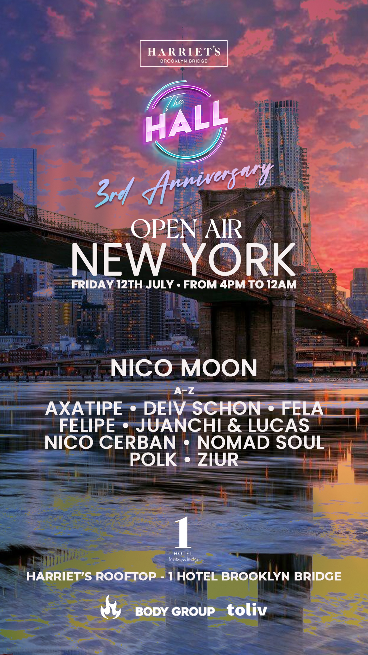 THE HALL New York - 3rd Anniversary