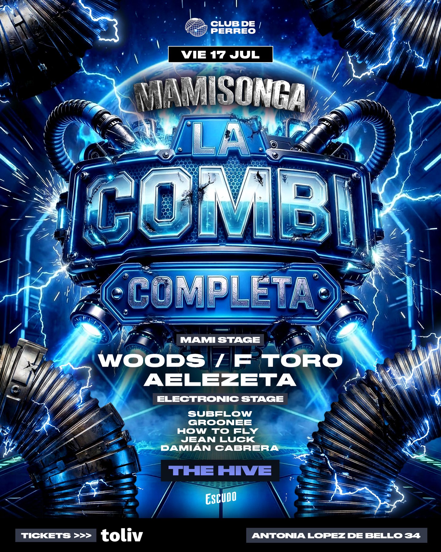 MAMISONGA / VIERNES 17 JULIO / THE HIVE