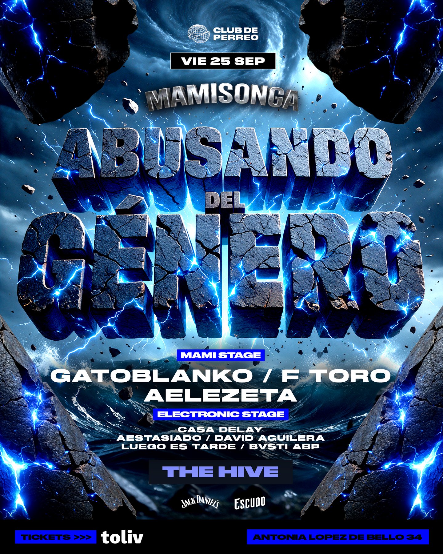 MAMISONGA / VIERNES 25 SEPT / THE HIVE