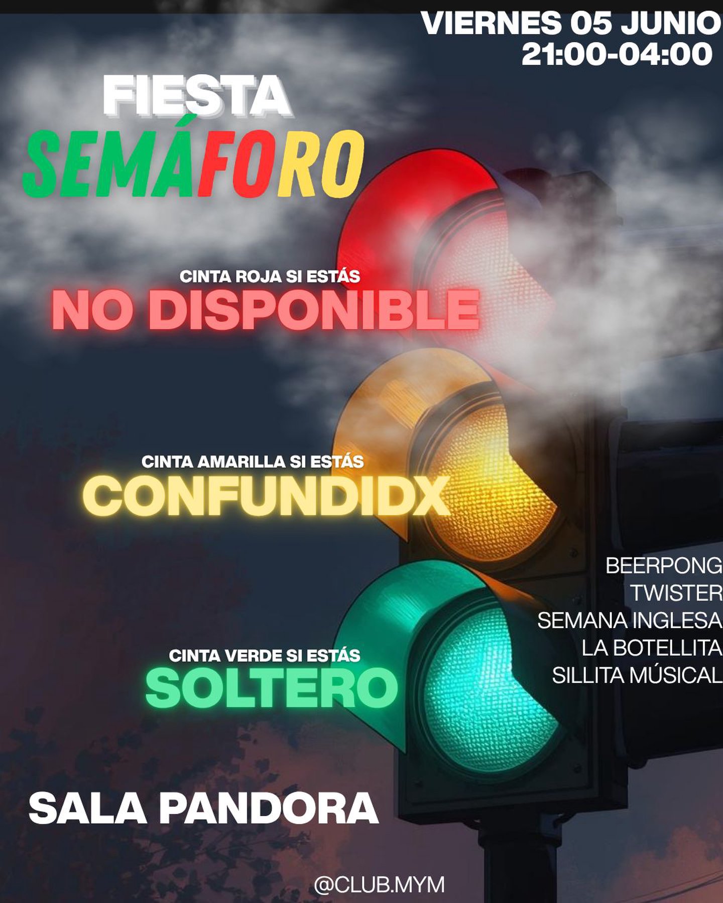 CLUB M&M - FIESTA SEMÁFORO 🚦 ❤️