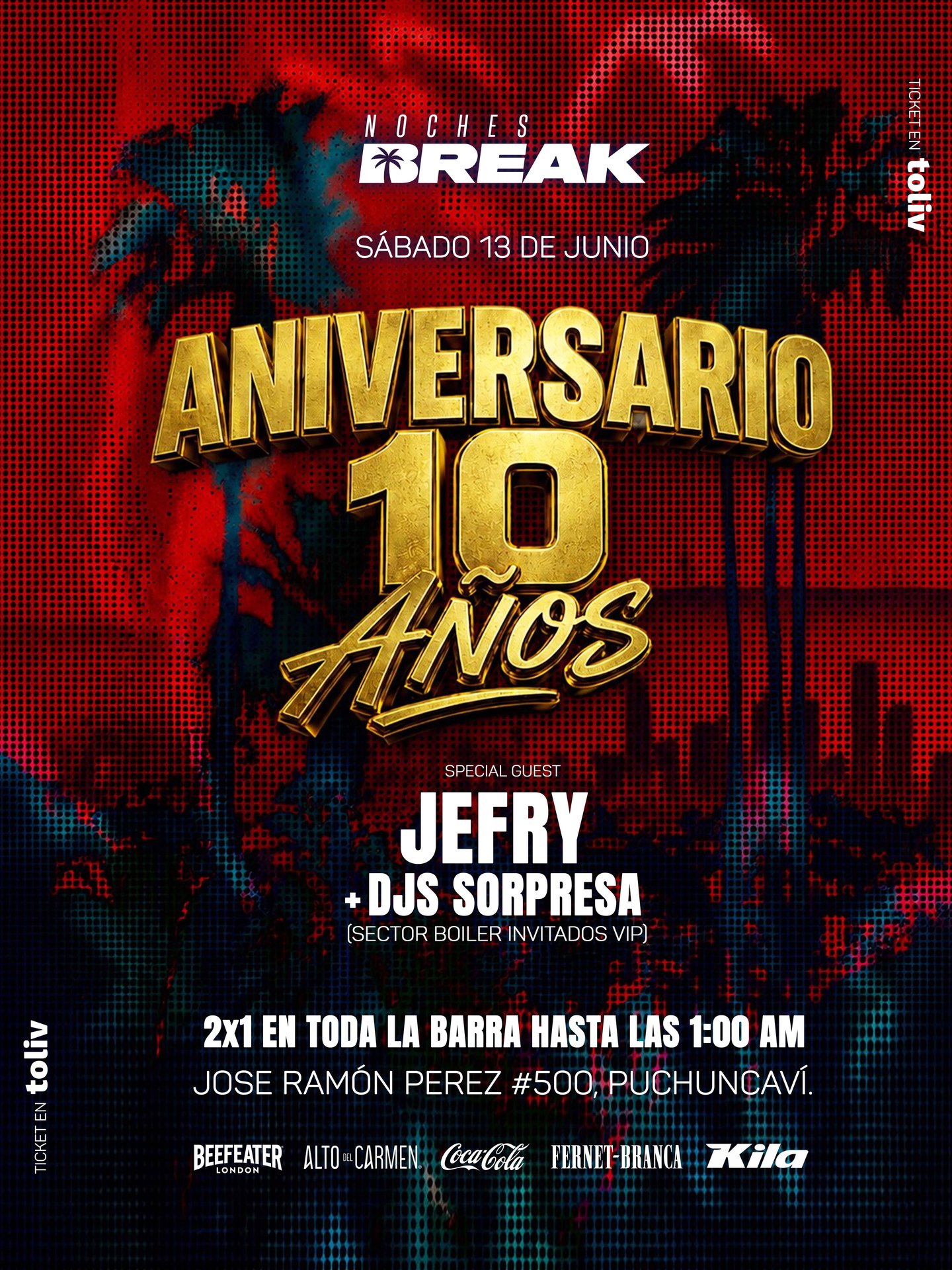 Aniversario Noches Break / Invitación