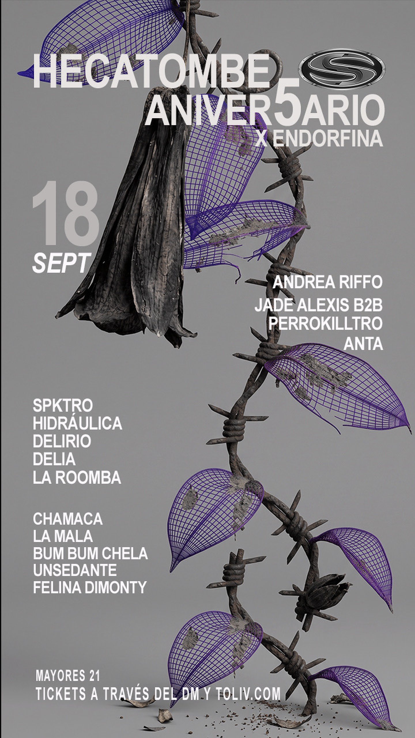 HECATOMBE ANIVERSARIO X ENDORFINA