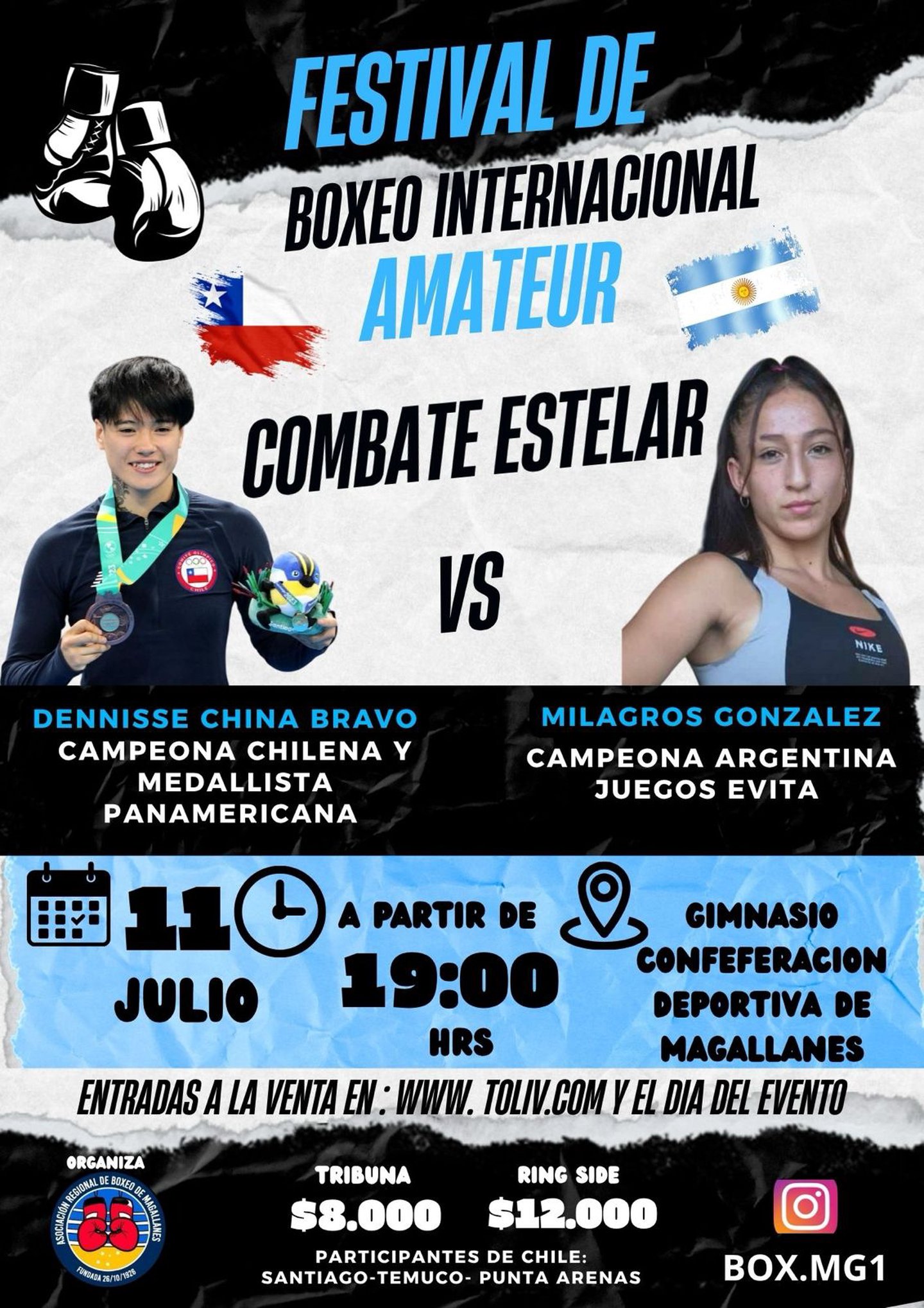Festival de Boxeo Internacional Amateur🥊