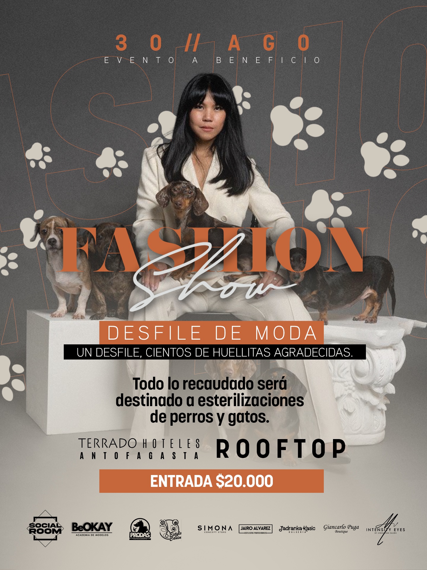 Desfile de Modas a Beneficio - Fundación Prodas Antofagasta 🐾🐶🐱