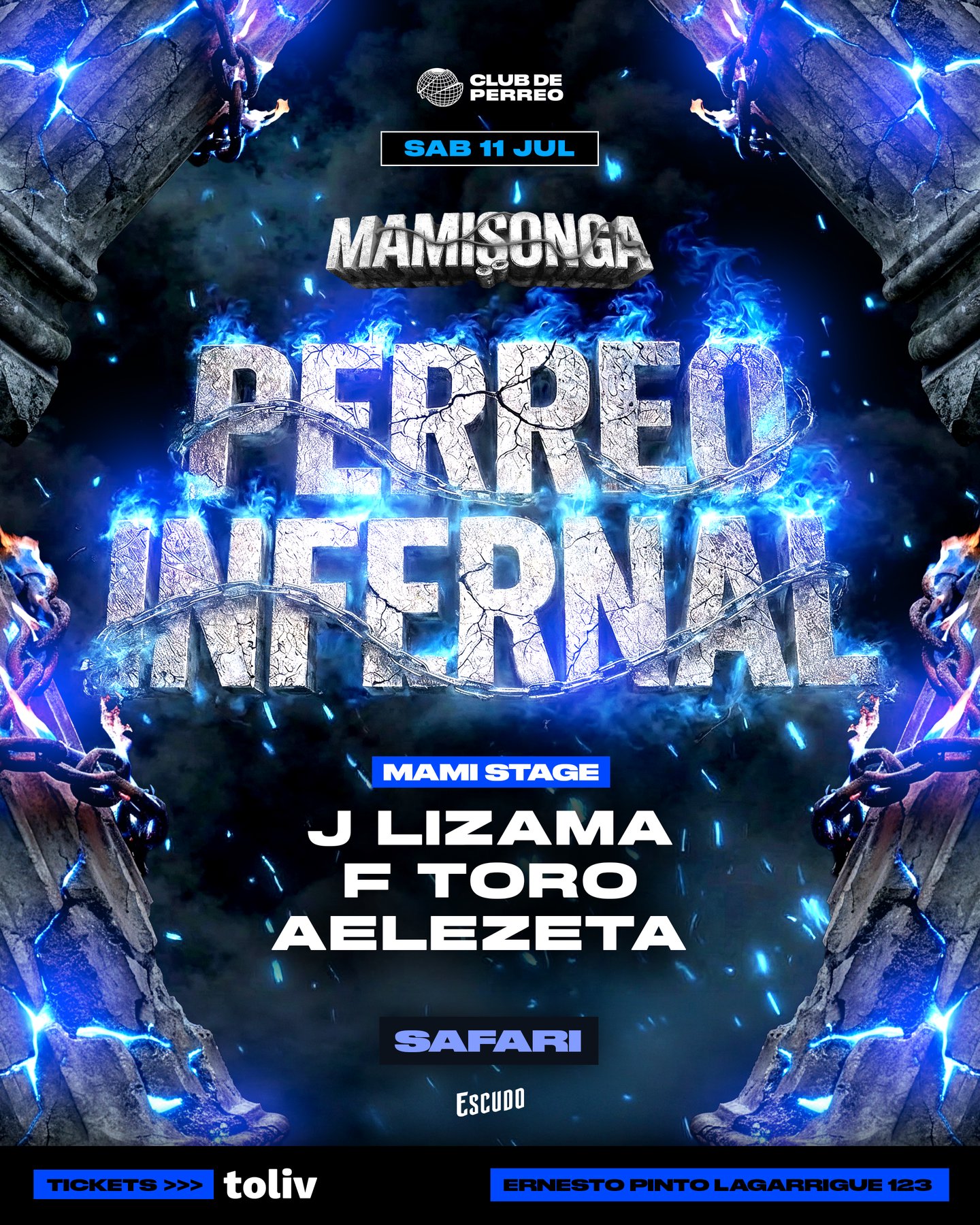 MAMISONGA / SÁBADO 11 JULIO / CLUB SAFARI
