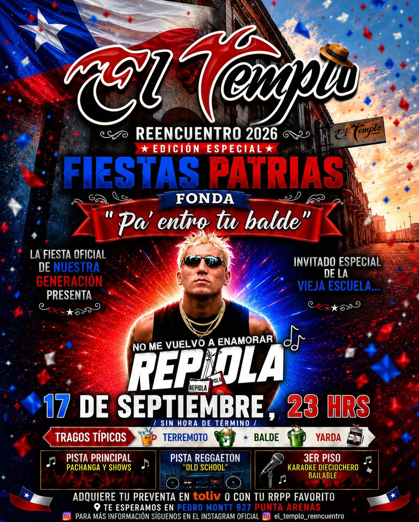 EL TEMPLO - FONDA "PA´ ENTRO TU BALDE"