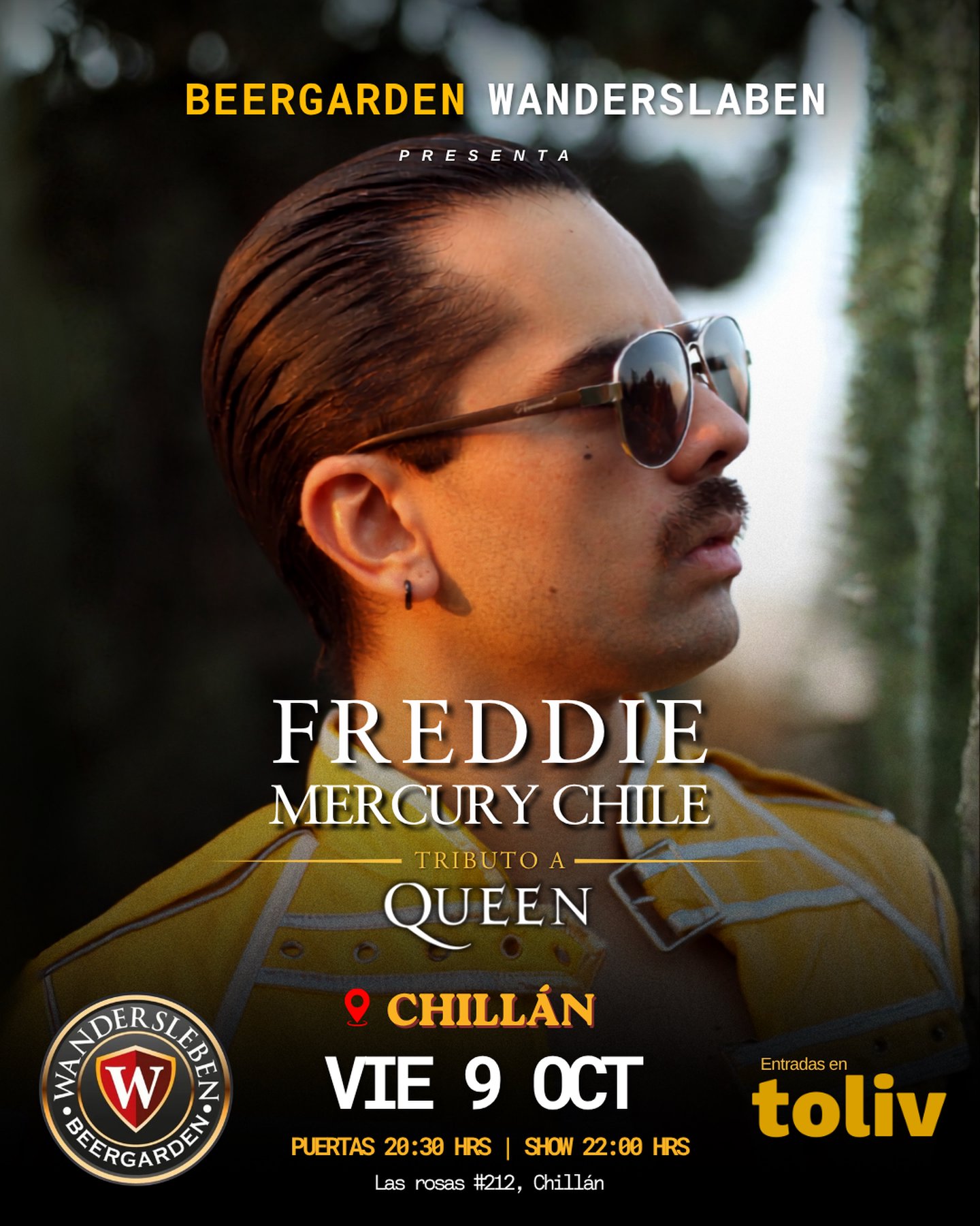 Freddie Mercury Chile en Chillán