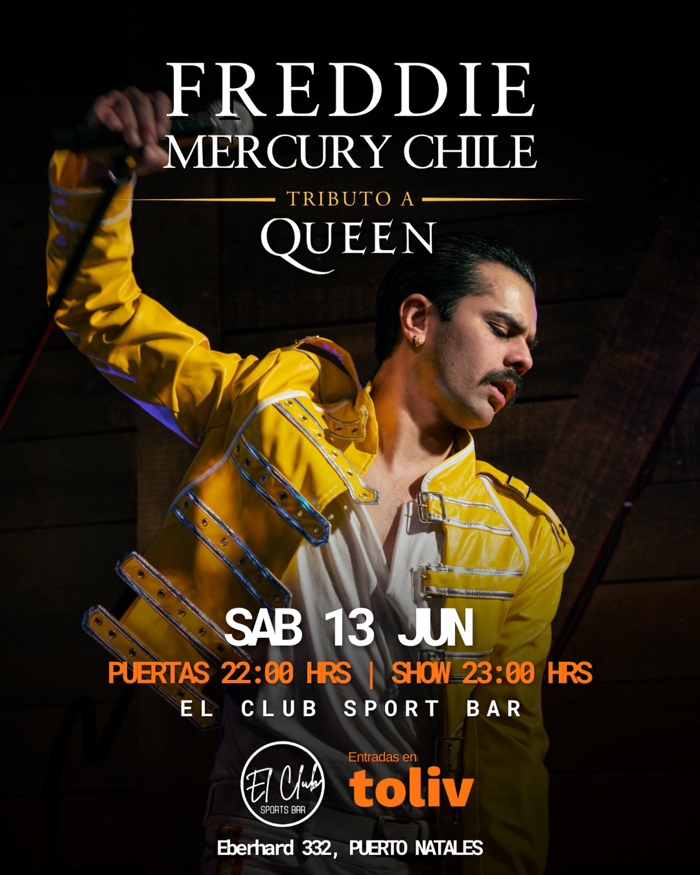 FREDDIE MERCURY CHILE EN PUERTO NATALES