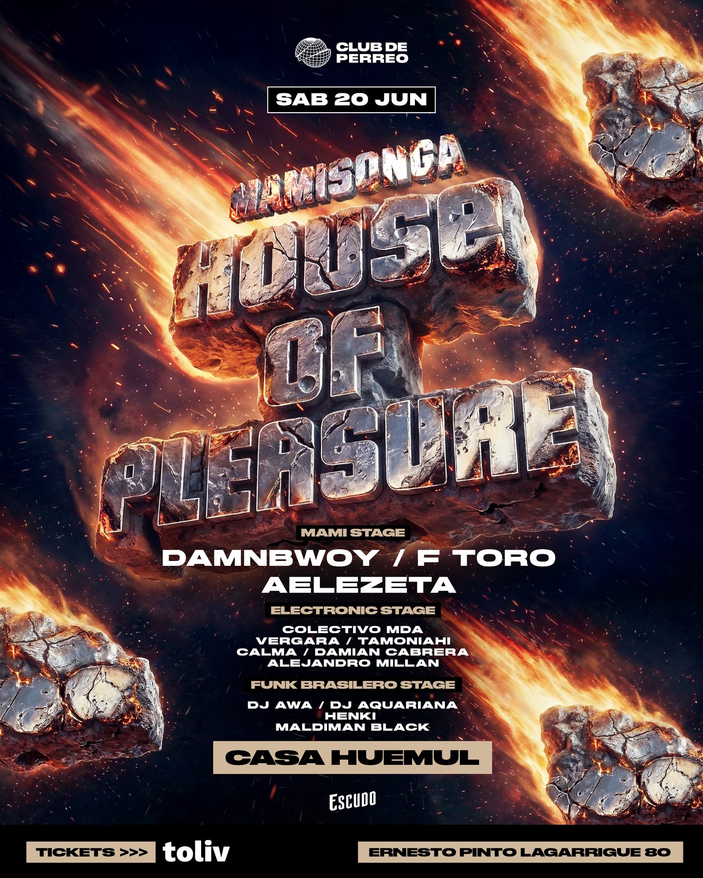 MAMISONGA / SÁBADO 20 JUNIO / CASA HUEMUL