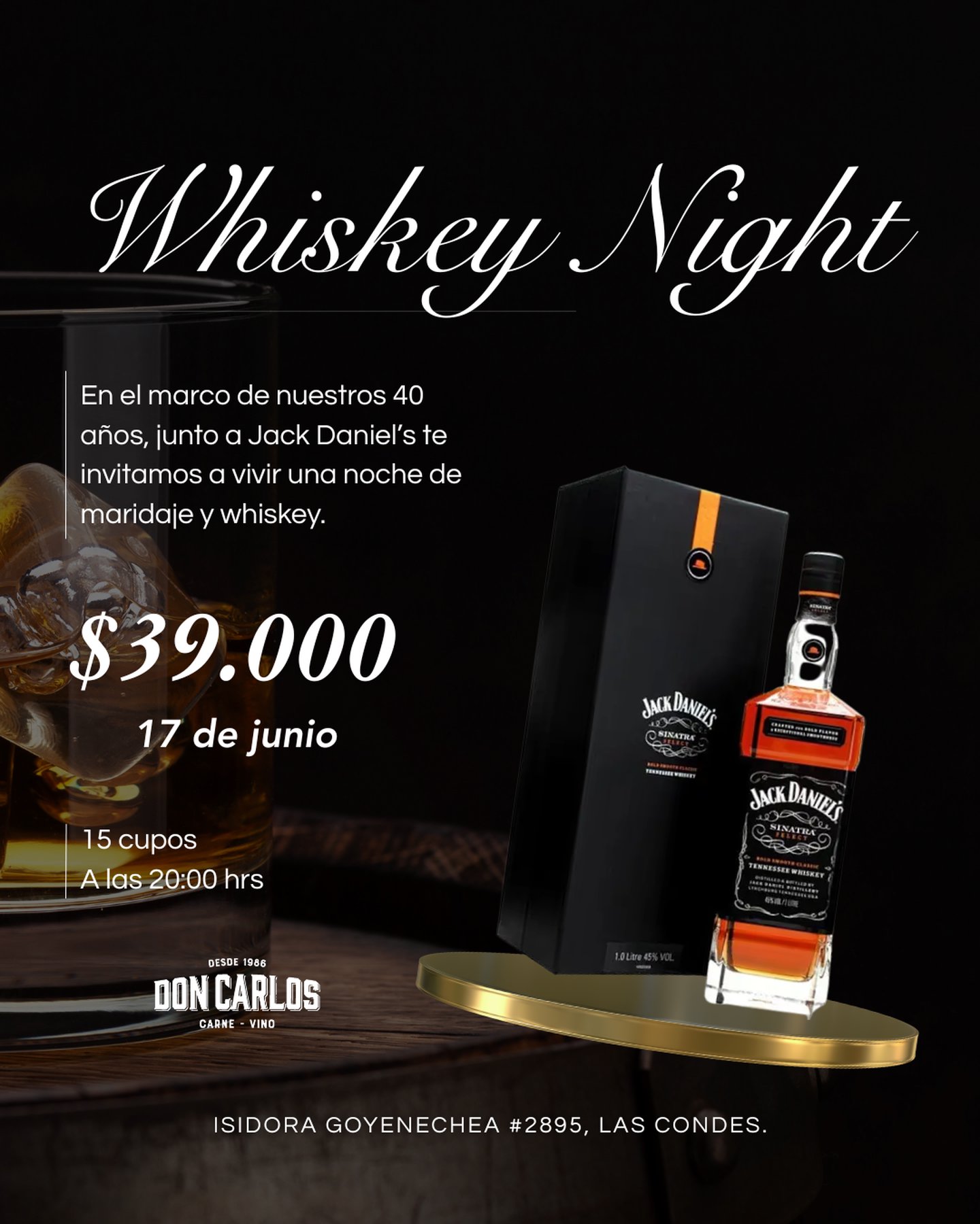 Cata de Whiskey - Jack Daniel's
