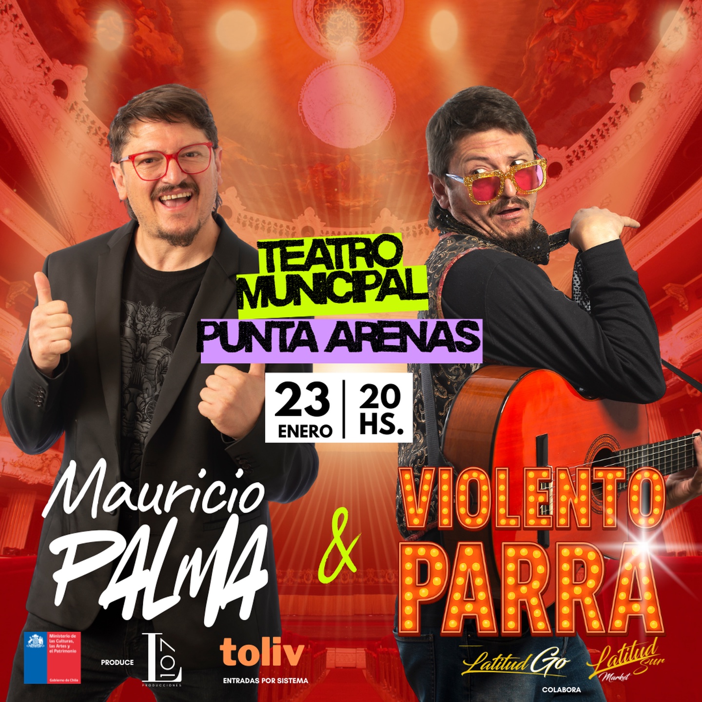 Violento Parra en PUNTA ARENAS