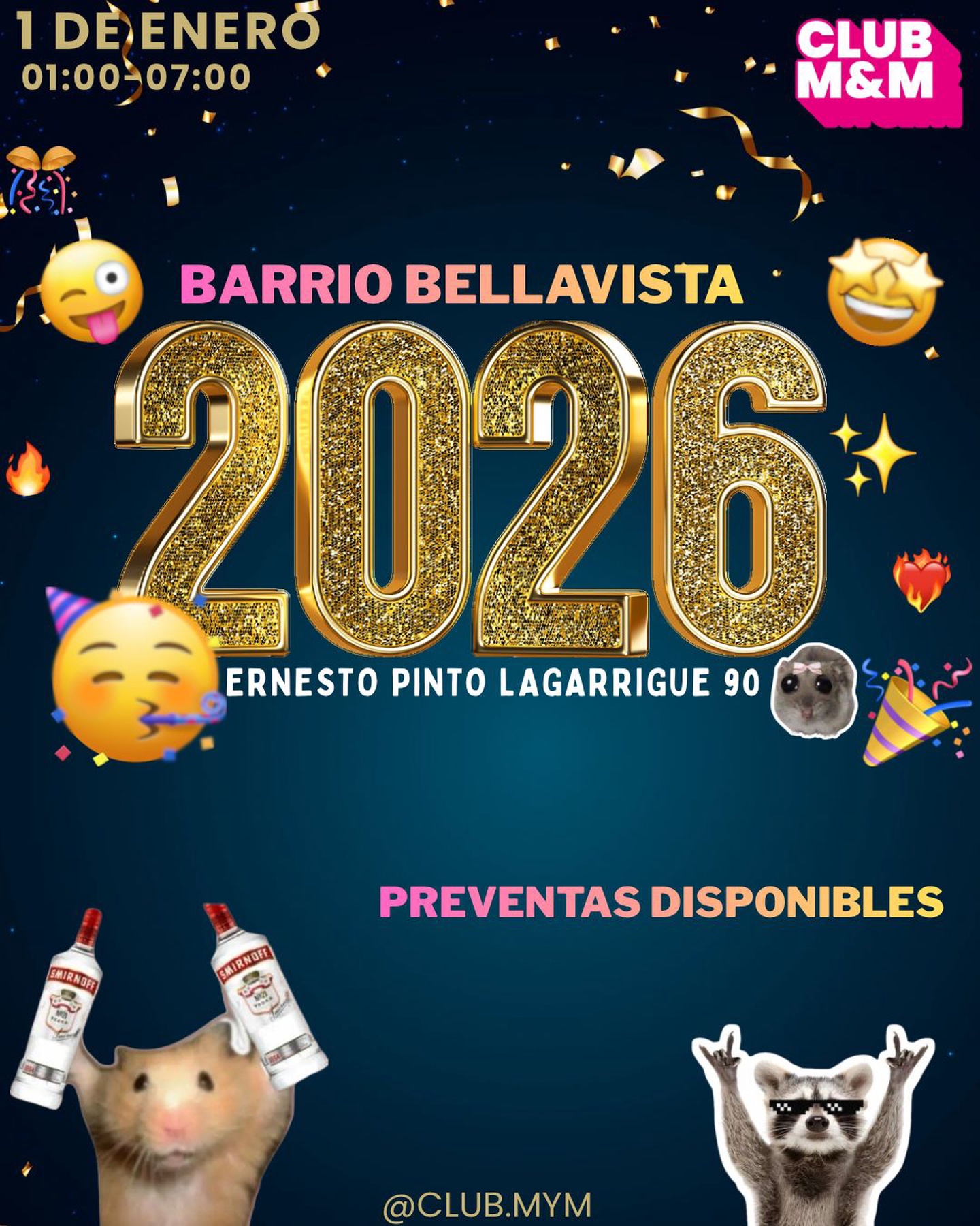CLUB M&M - Año Nuevo 2026-Bellavista✨