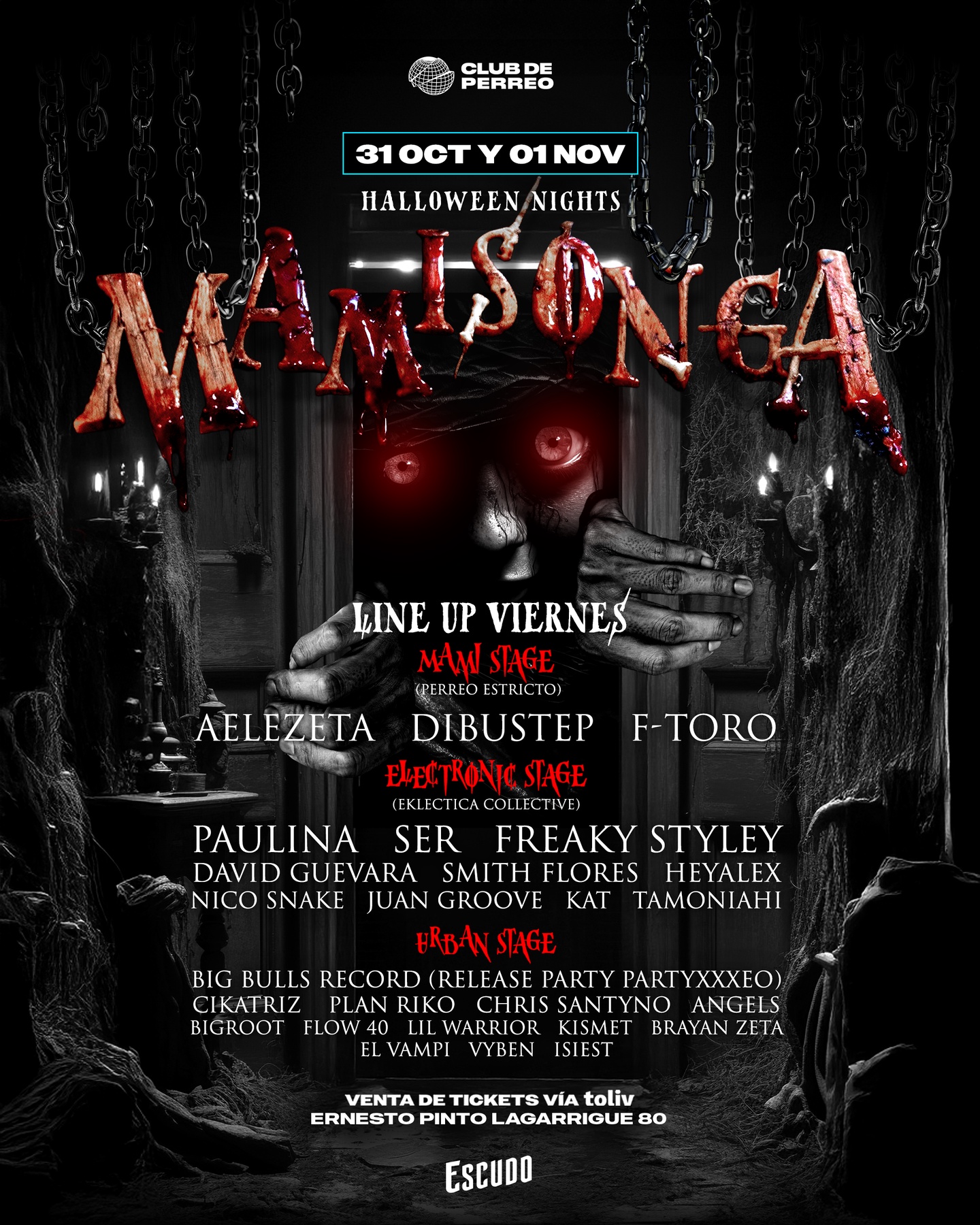 HALLOWEEN / VIE 31 OCT / CASA HUEMUL