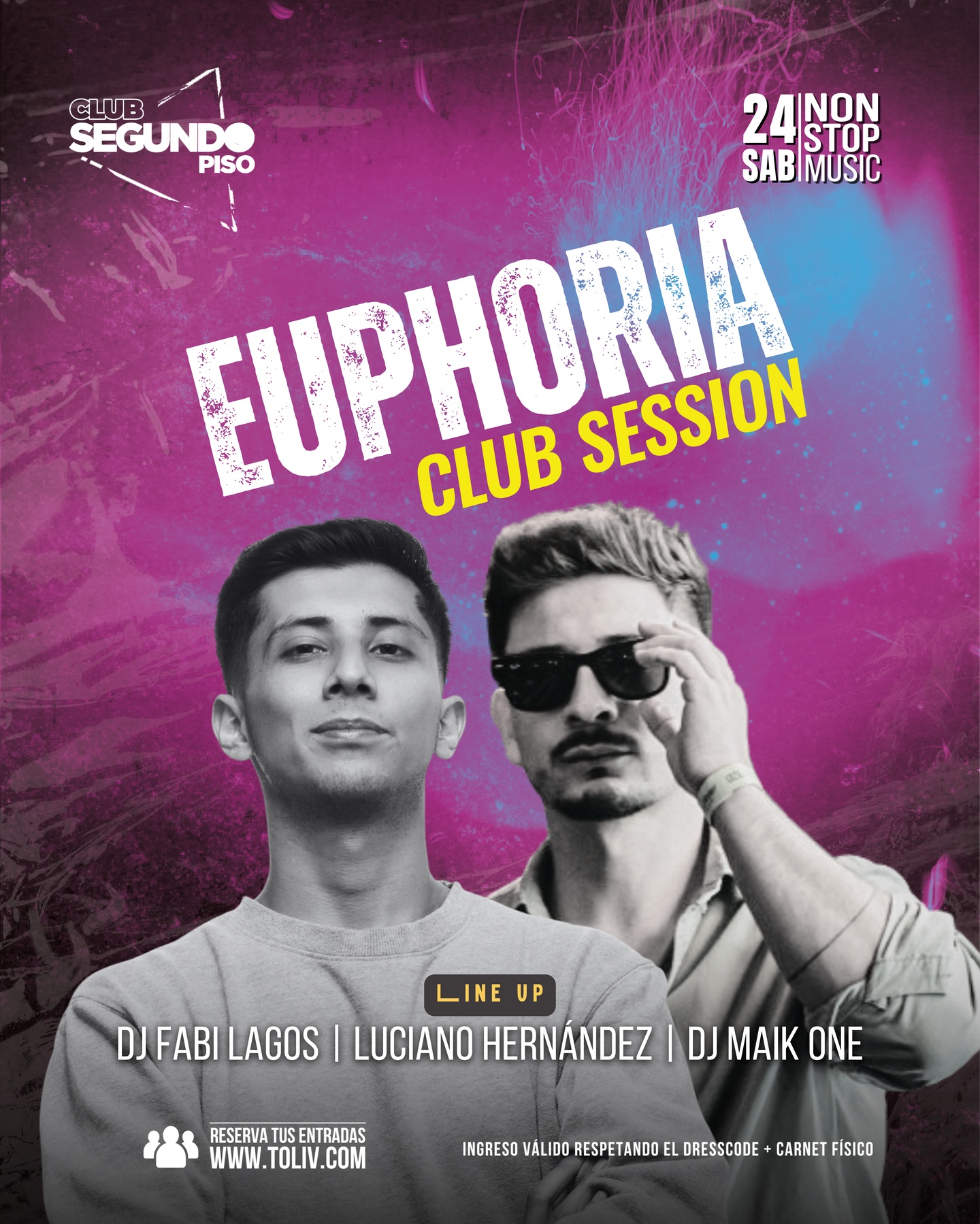 SÁBADO DE EUPHORIA / CLUB SEGUNDO PISO 